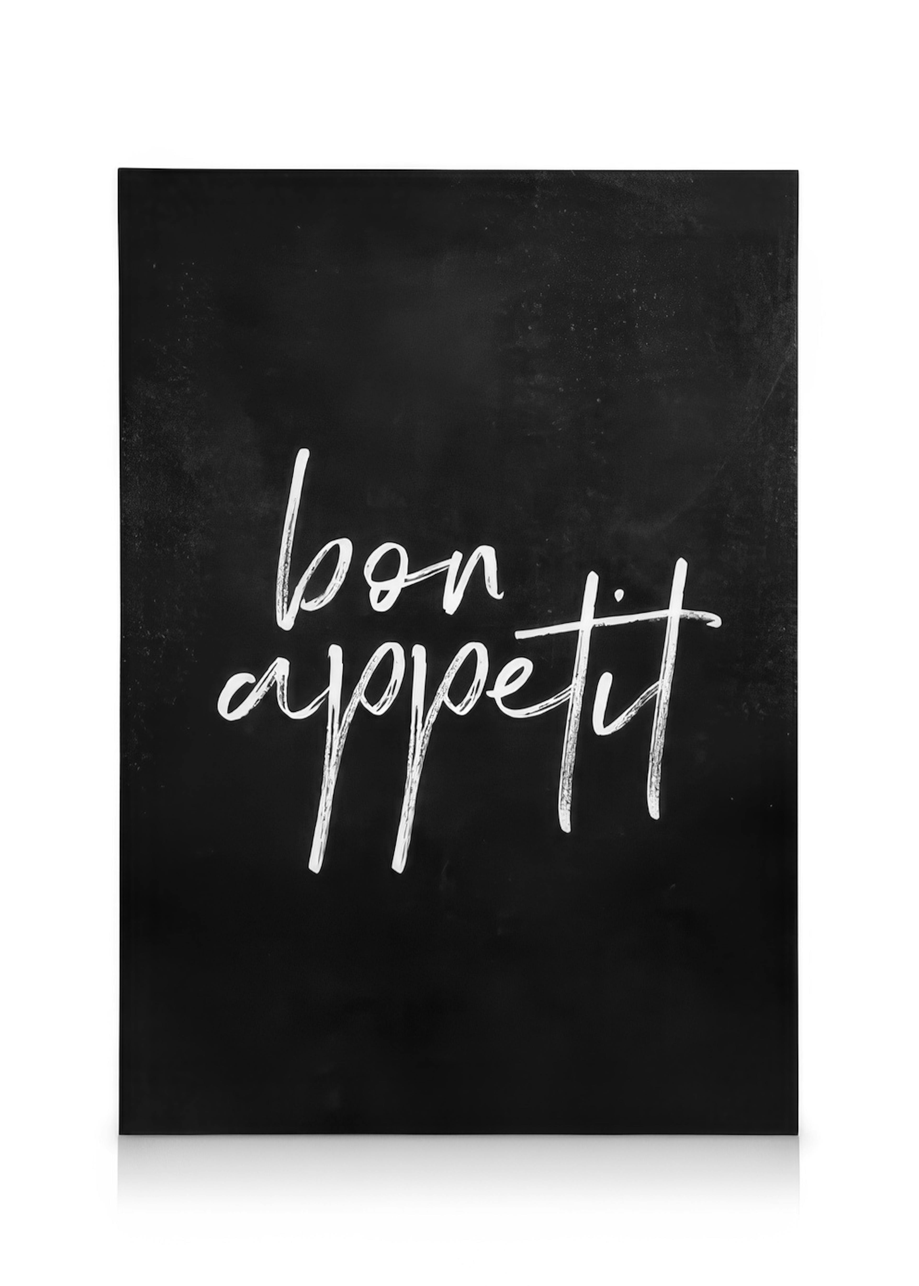 Bon Appetit Black obraz na plátně 0