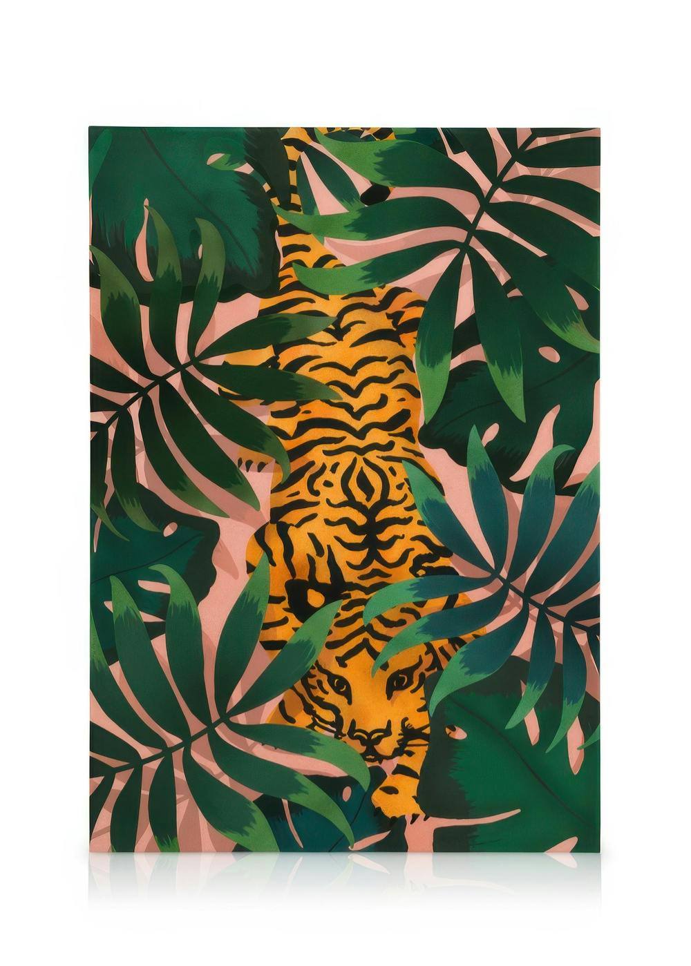 Tiger In Jungle Tableau sur toile (50x70 cm)  Animaux sauvages