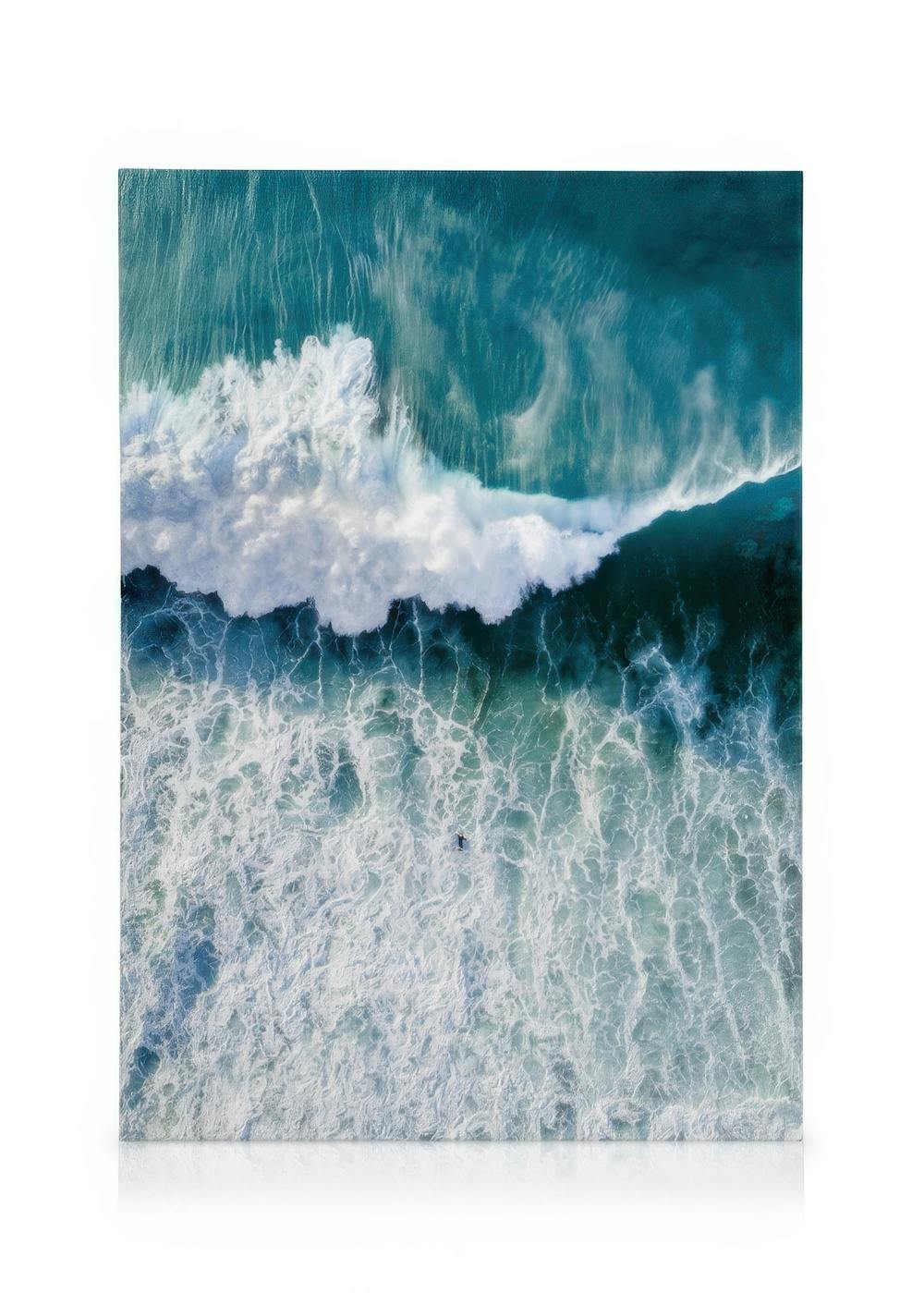 Leinwandbilder Surfers Wave Leinwandbild (30x40 cm - Holzrahmen schwarz)