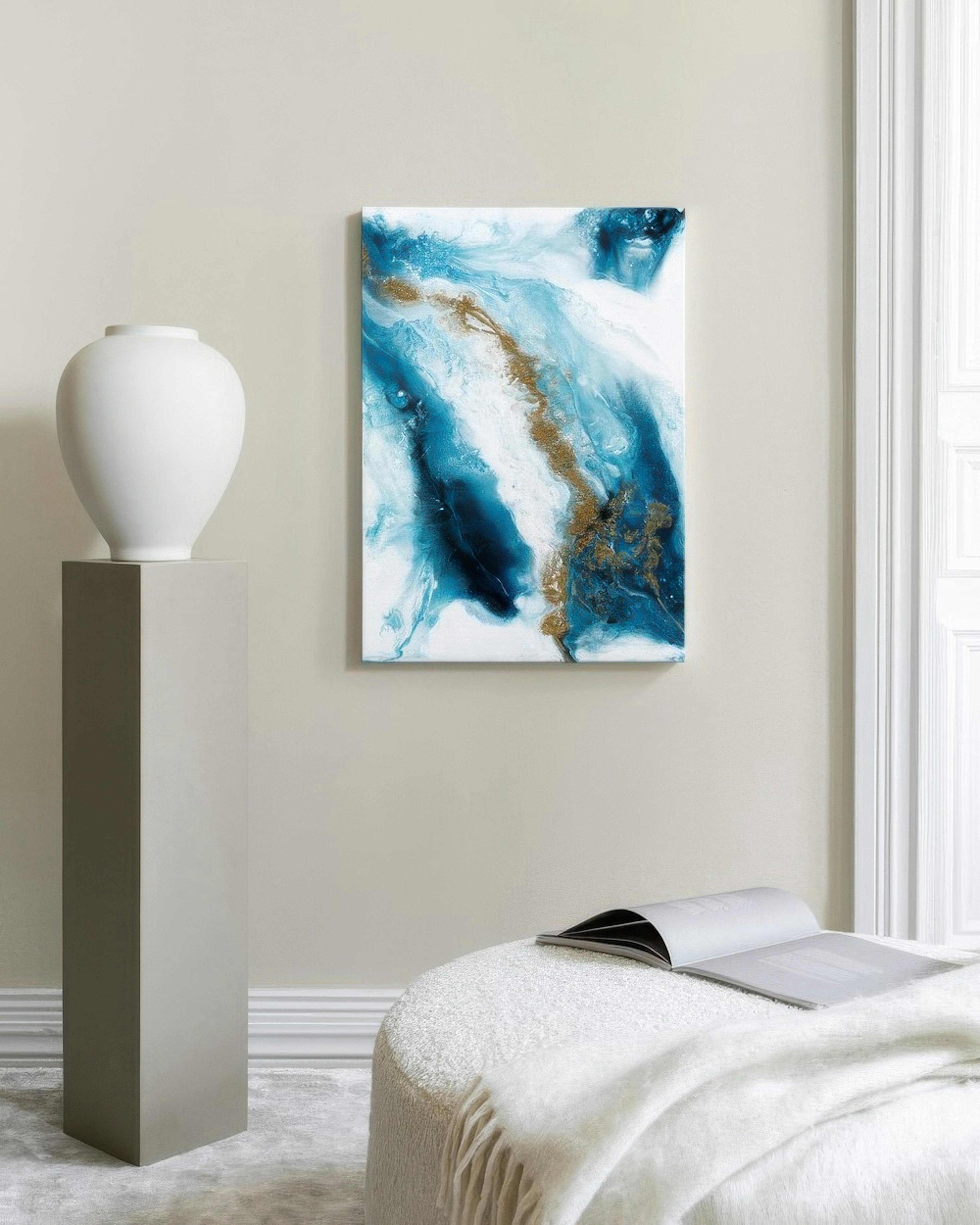 Into The Blue Canvas print