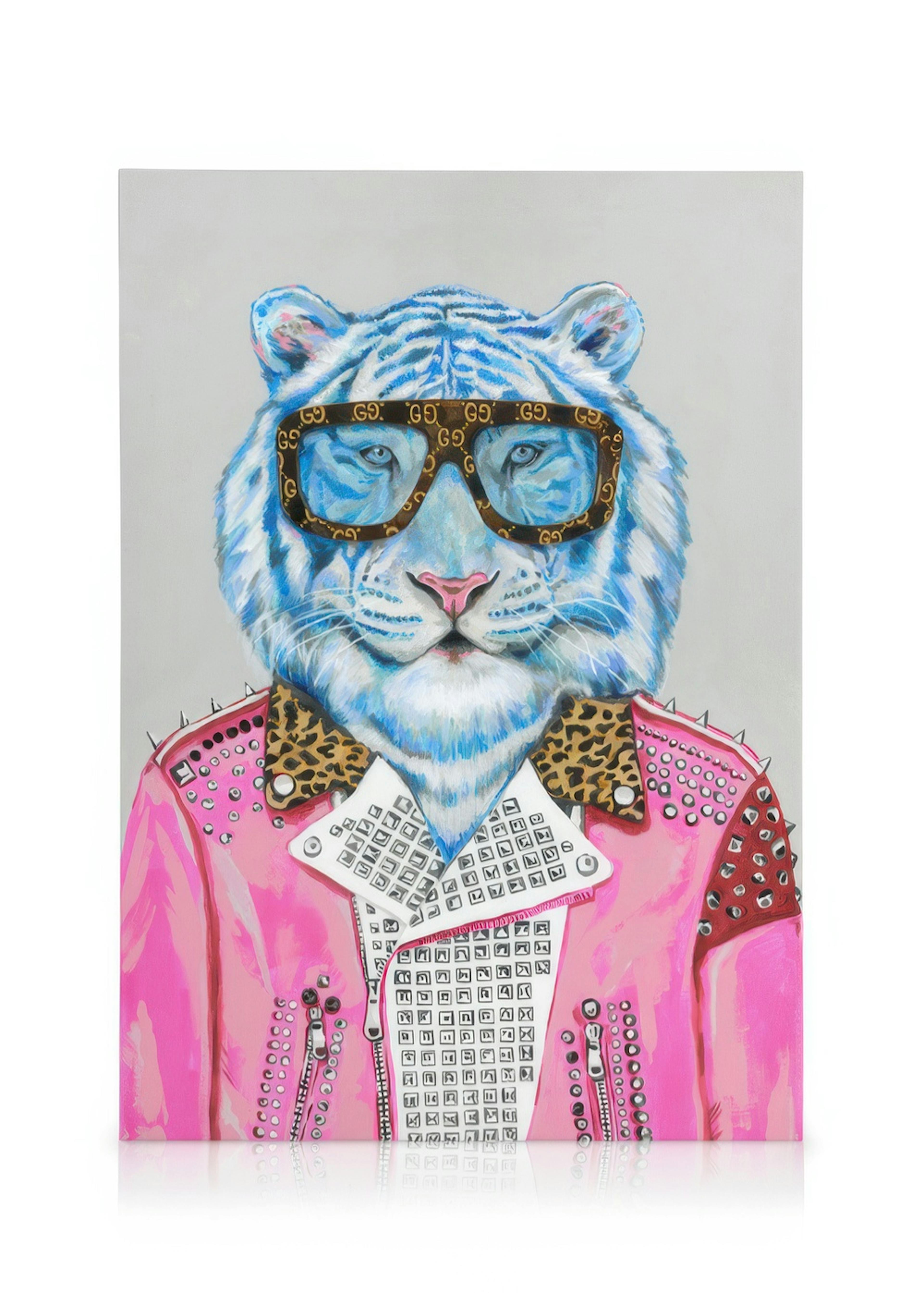 Heather Perry - Artsy Blue Tiger Canvas print 0