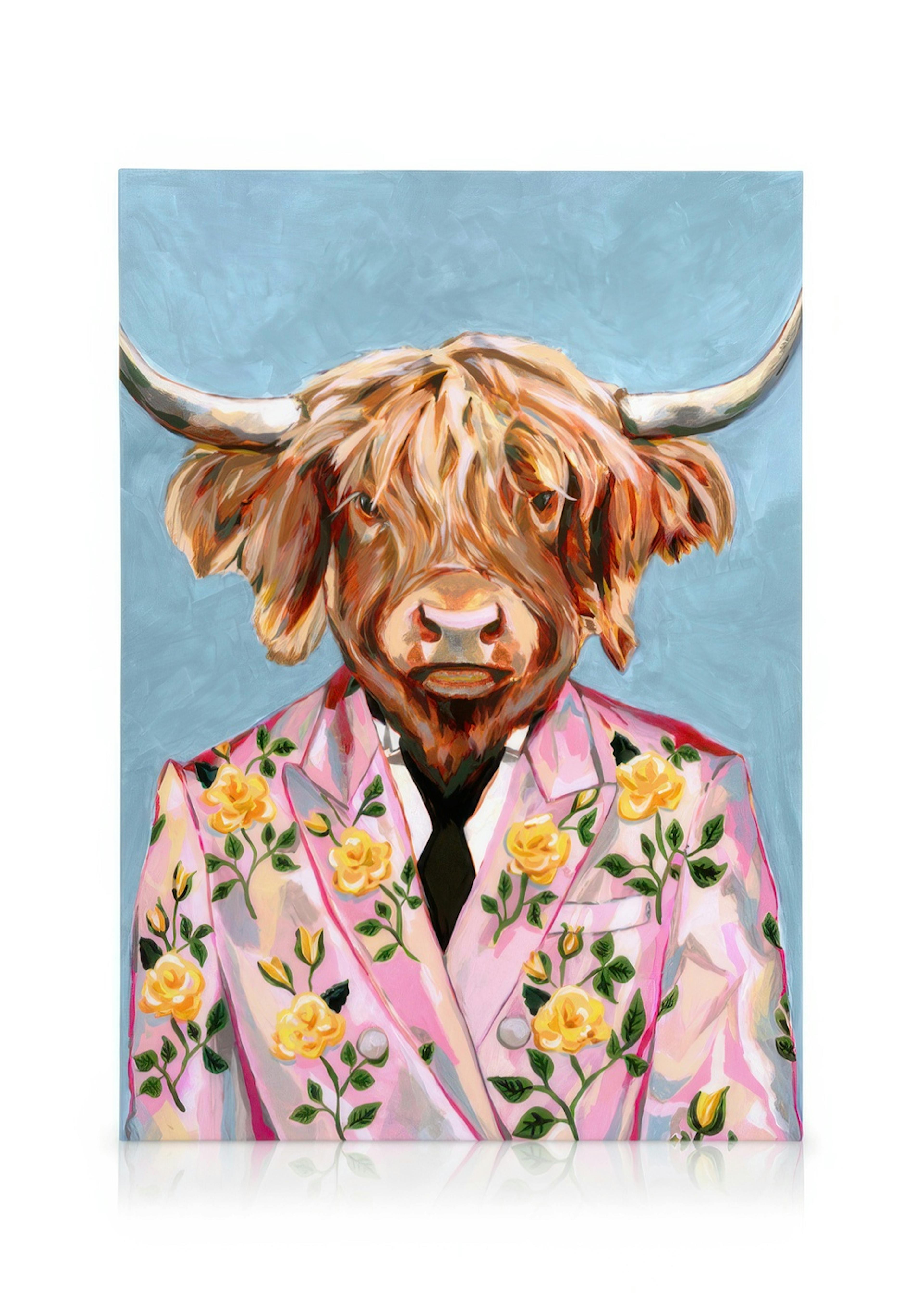 Heather Perry - Artsy Cow Canvas 0
