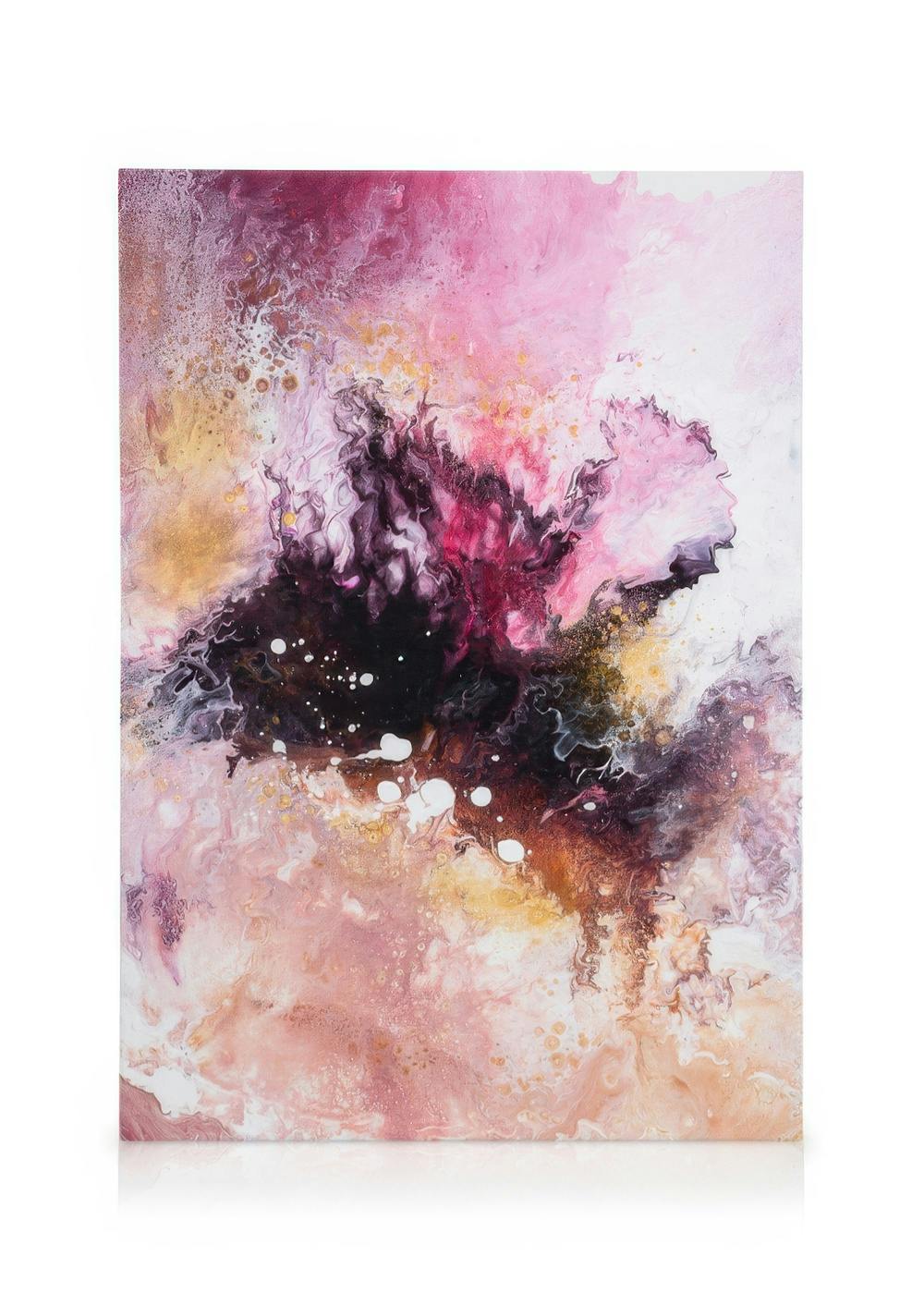 Sofia Larsson - Pink Galaxy Stampa su Tela (30x40 cm)- Arte astratta