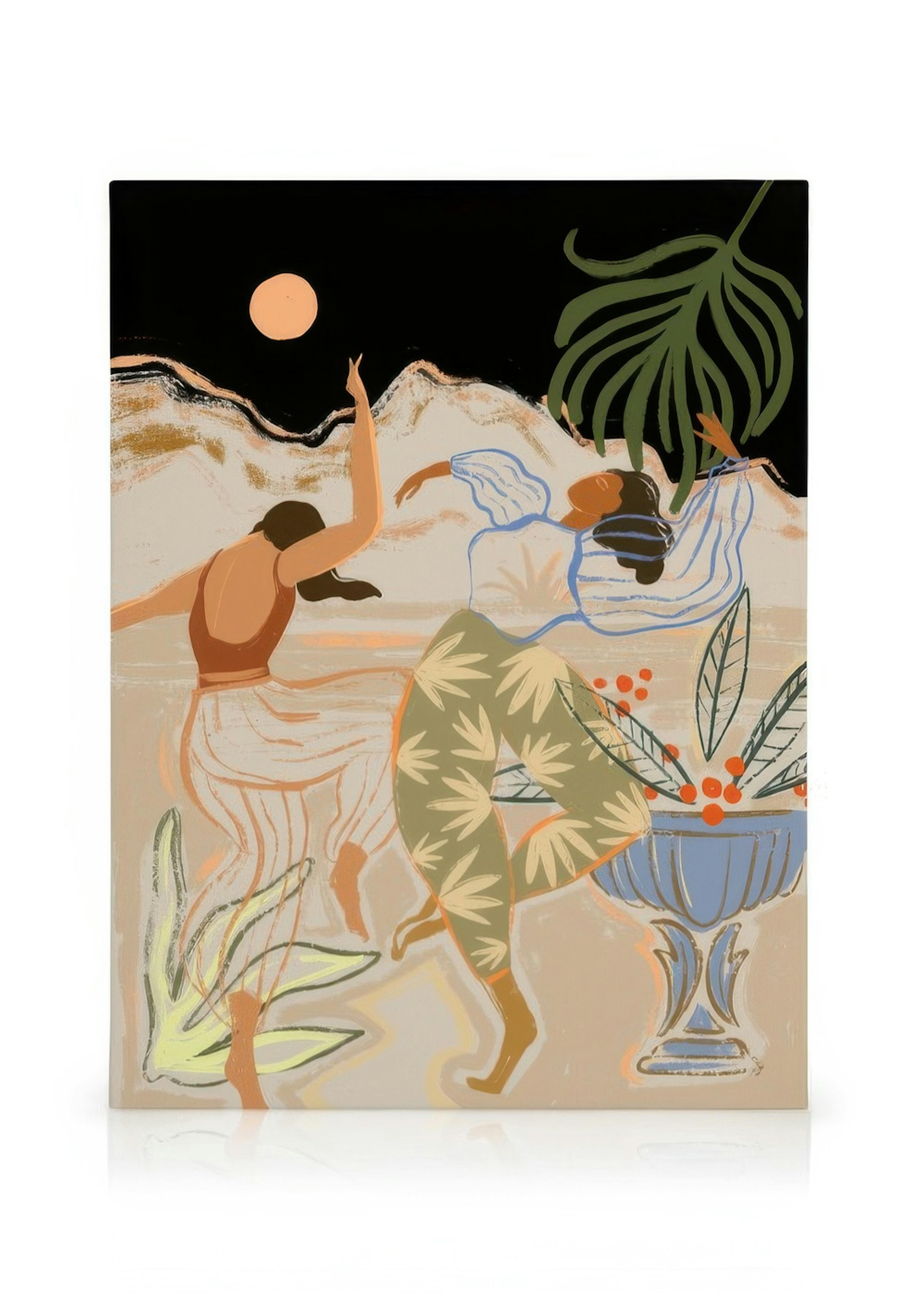 Arty Guava - Lay Hoon - Dancing Under The Moonlight Canvas print 0
