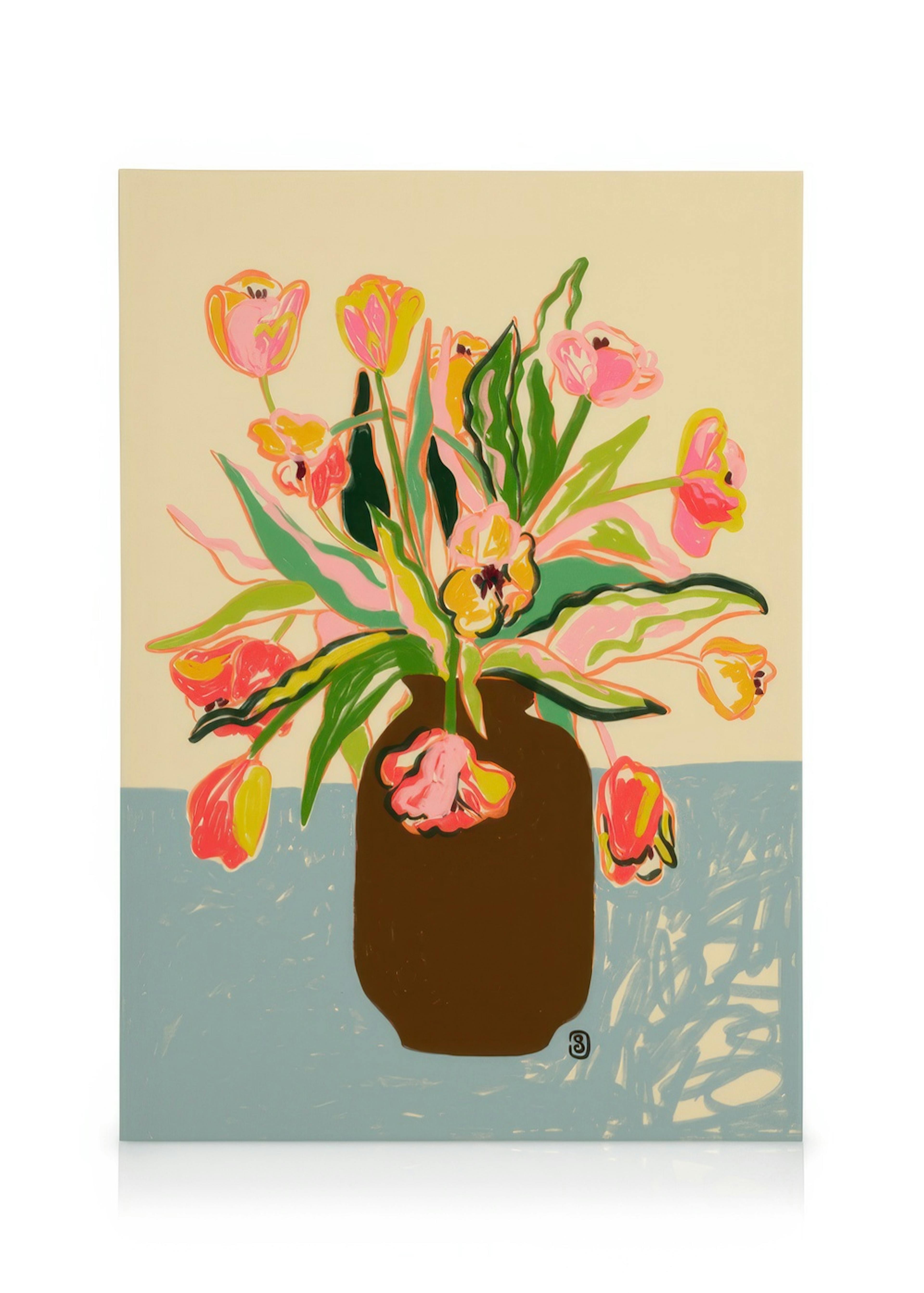 Sandra Poliakov - Tulip Vase Lienzo 0