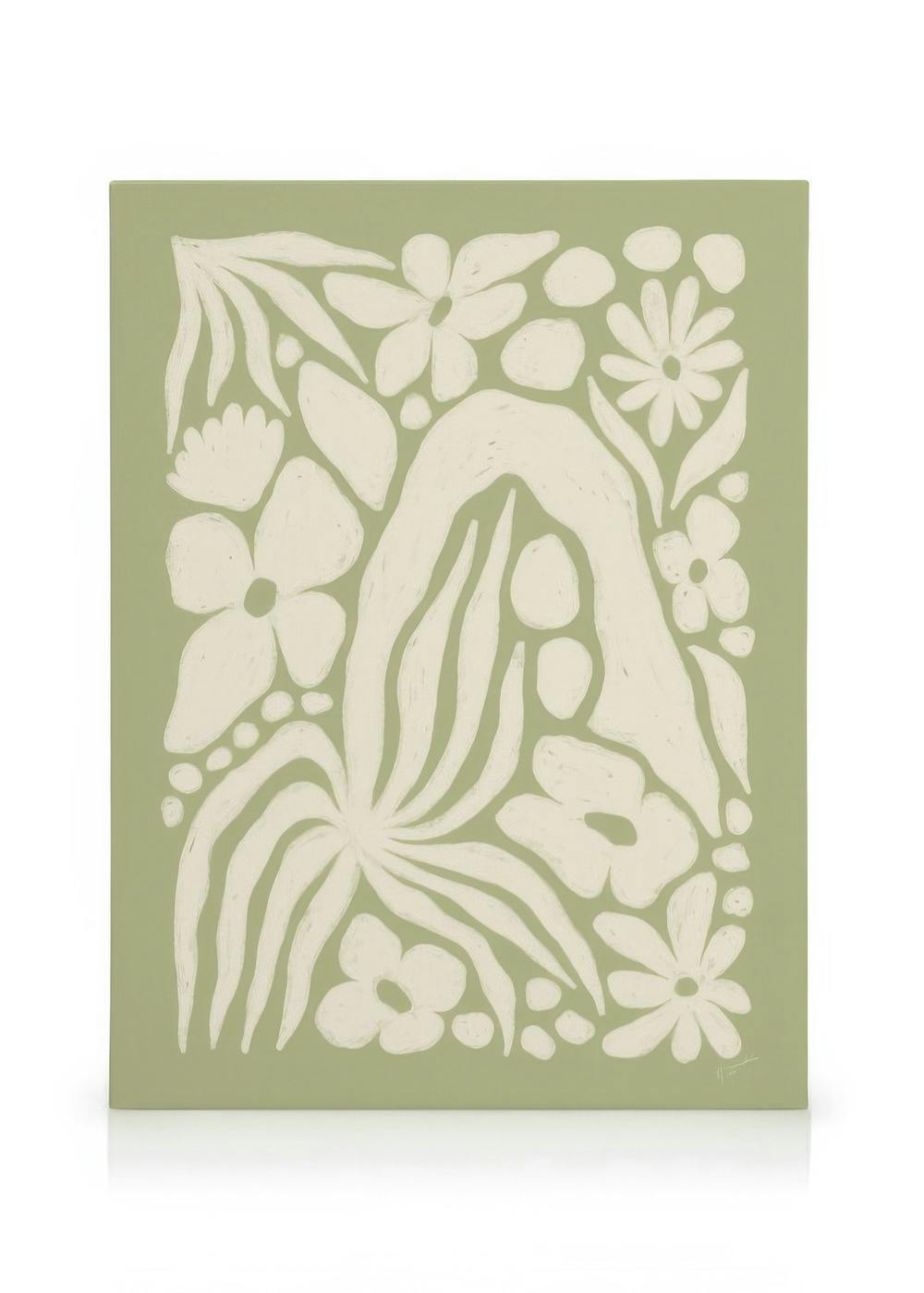 Canvas Schilderijen White Garden Canvas (50x70 cm)