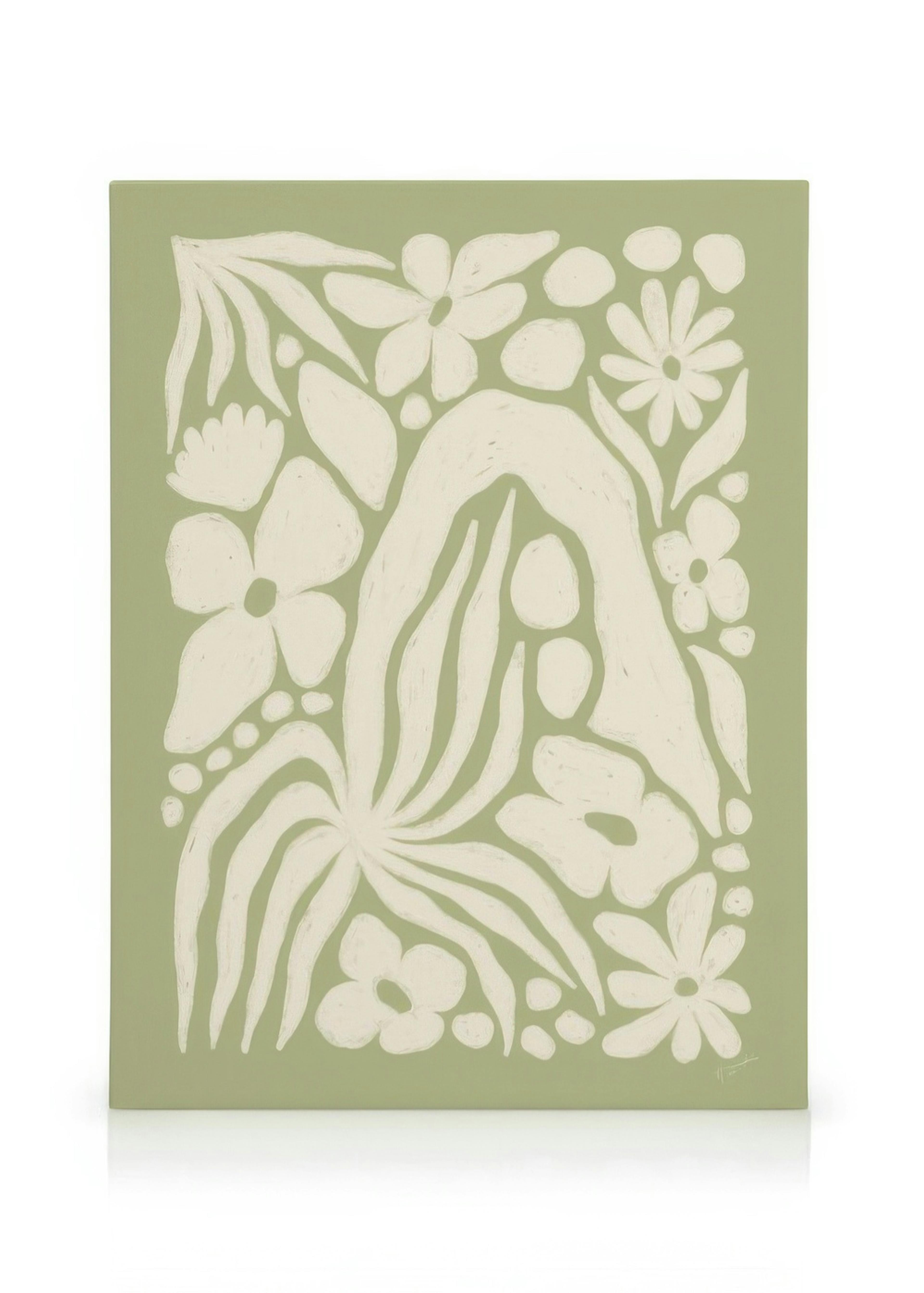 White Garden Canvas print 0