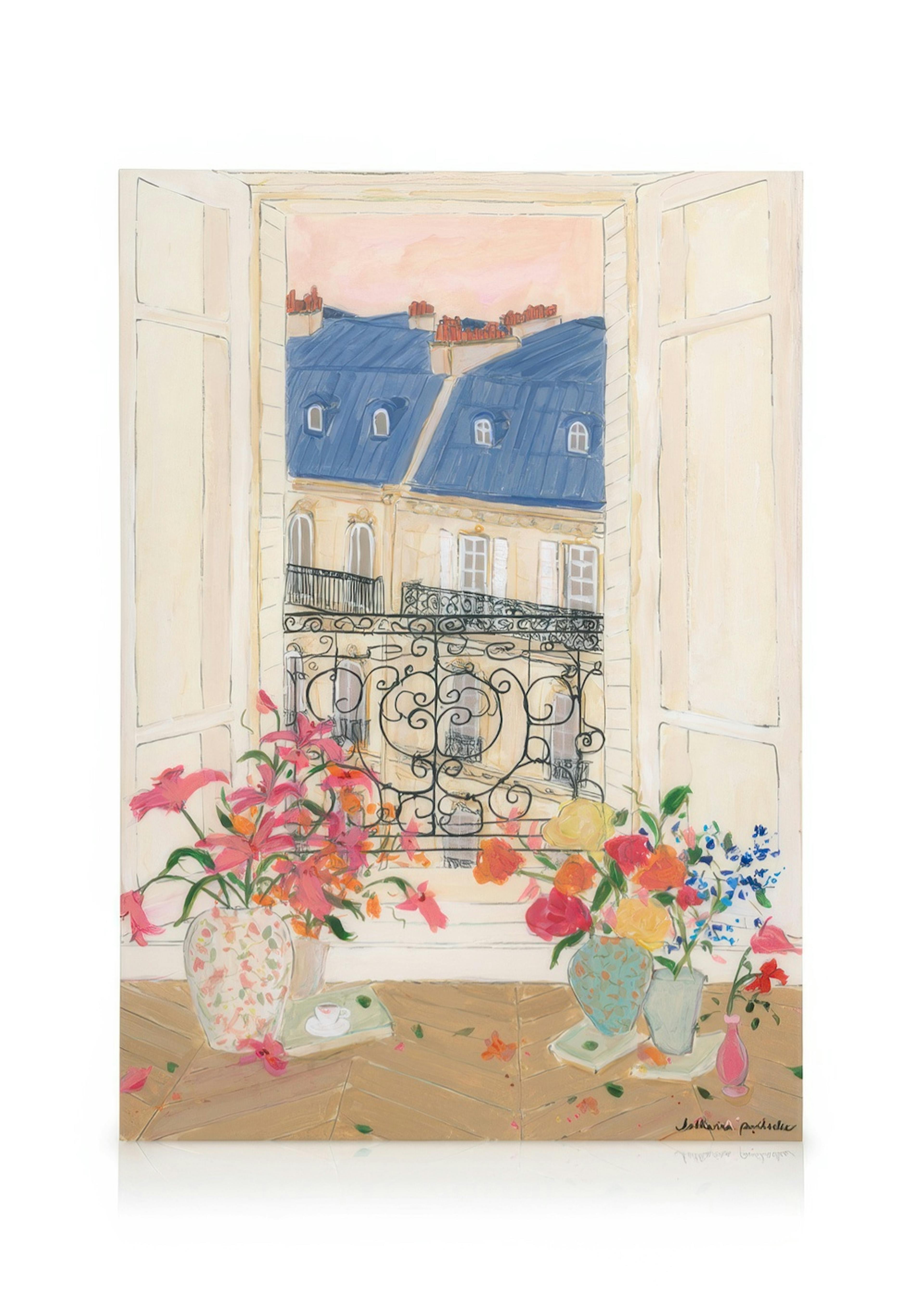 Katharina Puritscher - Window With a View Canvas print 0