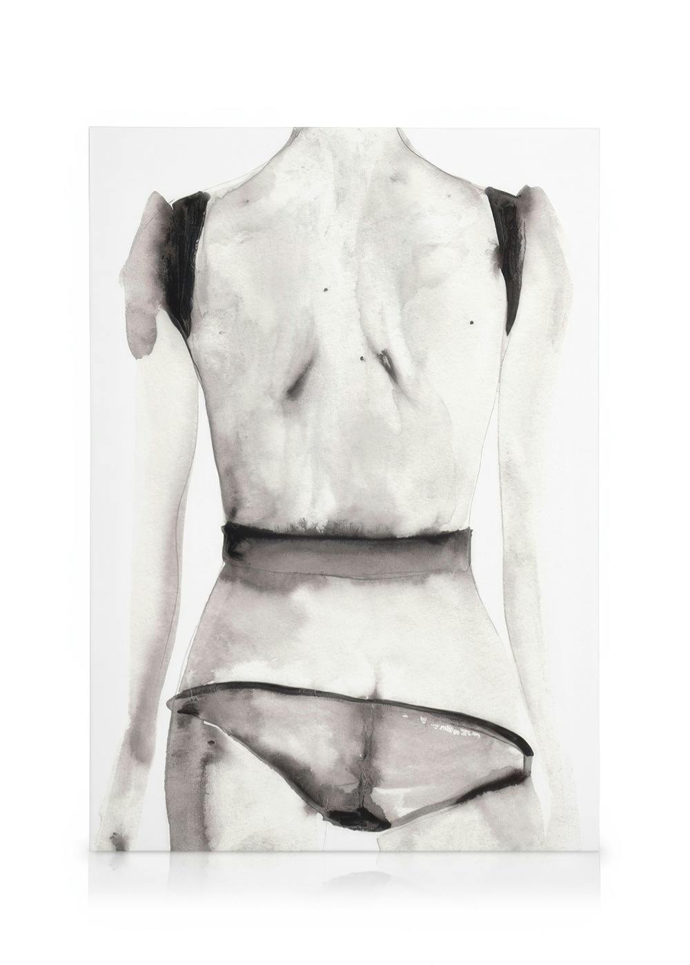 Canvas Prints Victoria Verbaan - Watercolor Torso Canvas print (30x40 cm)