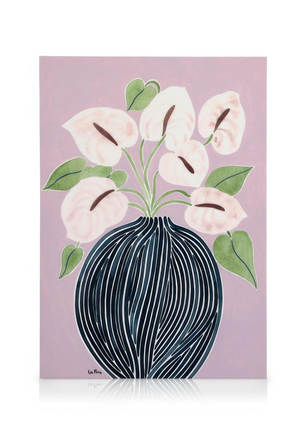 Canvas Prints La Poire - Anthuriums Canvas print (50x70 cm)