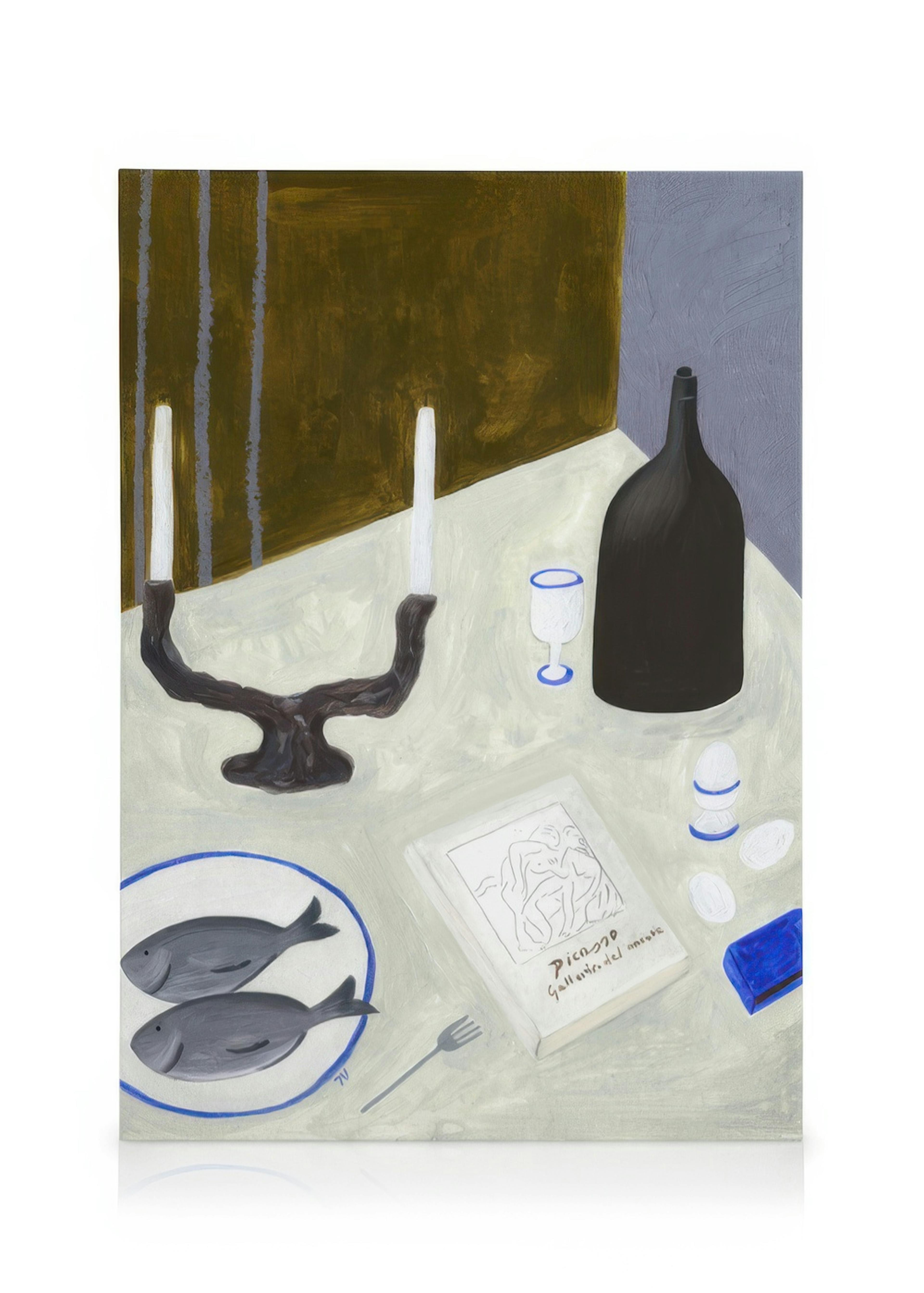 Isabelle Vandeplassche - Still Life with Fish  Canvas 0