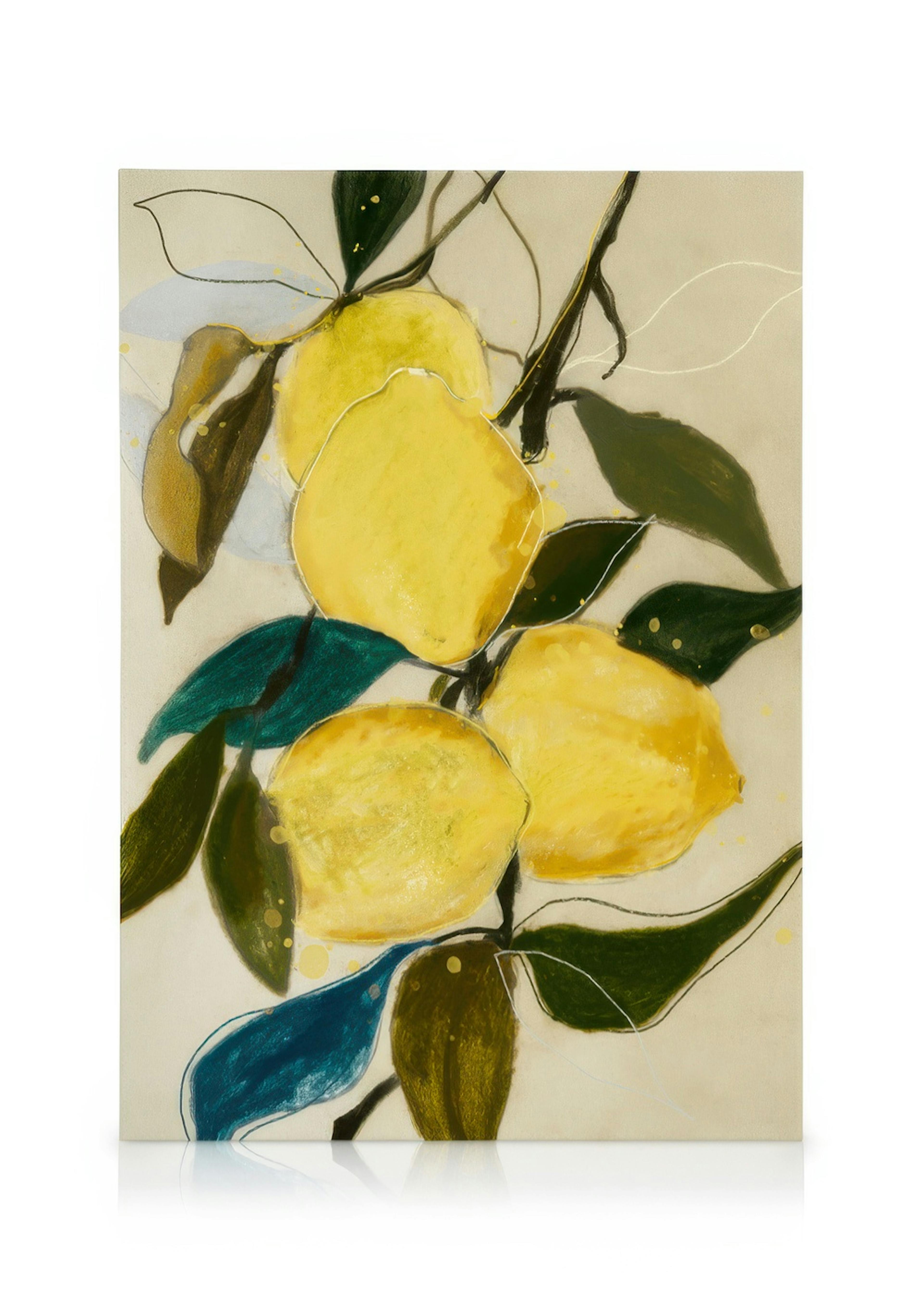 Leigh Viner - Lemon Study Canvastavla 0