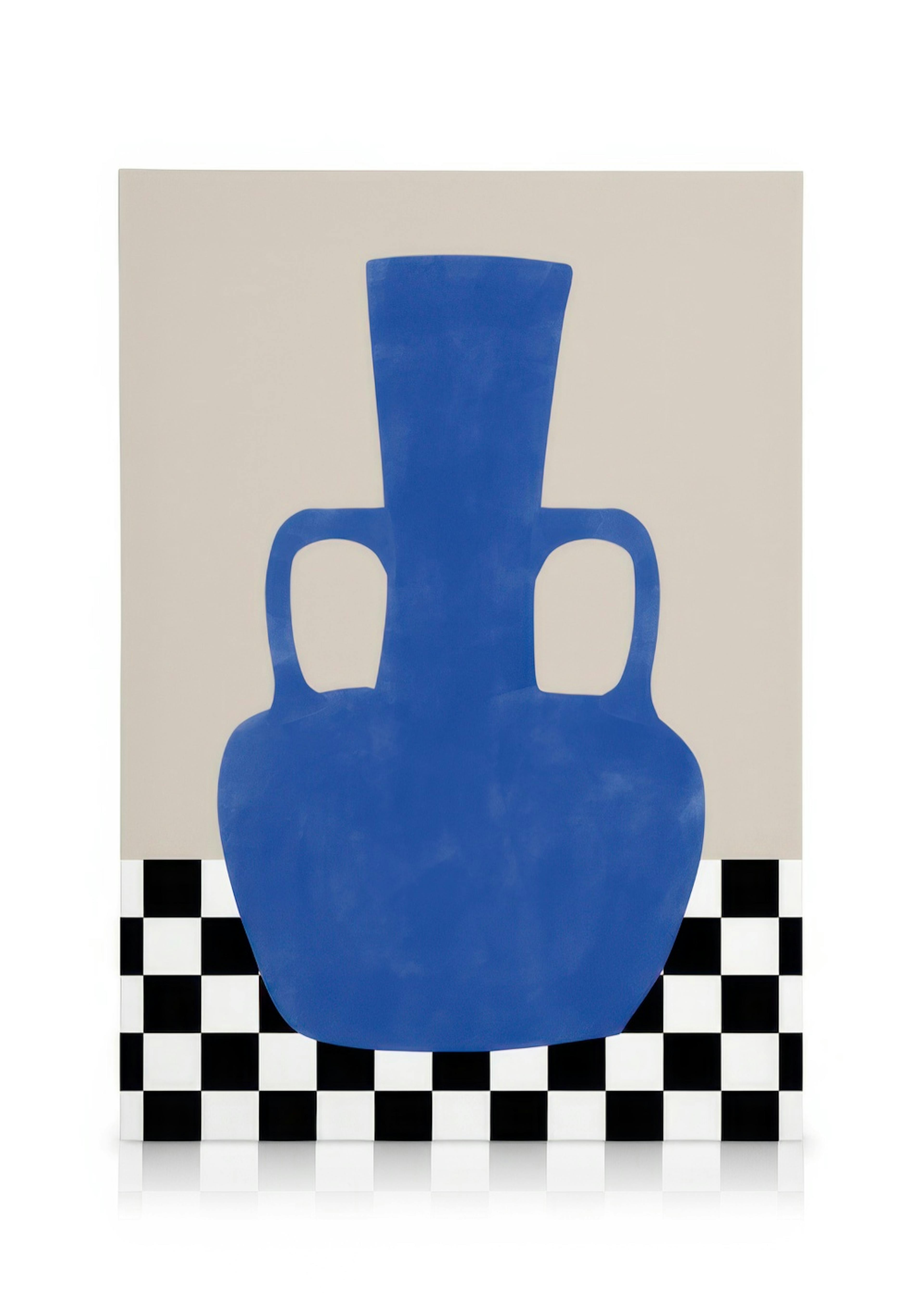 The Print Republic - Blue Still Life Poster No2 Leinwandbild 0