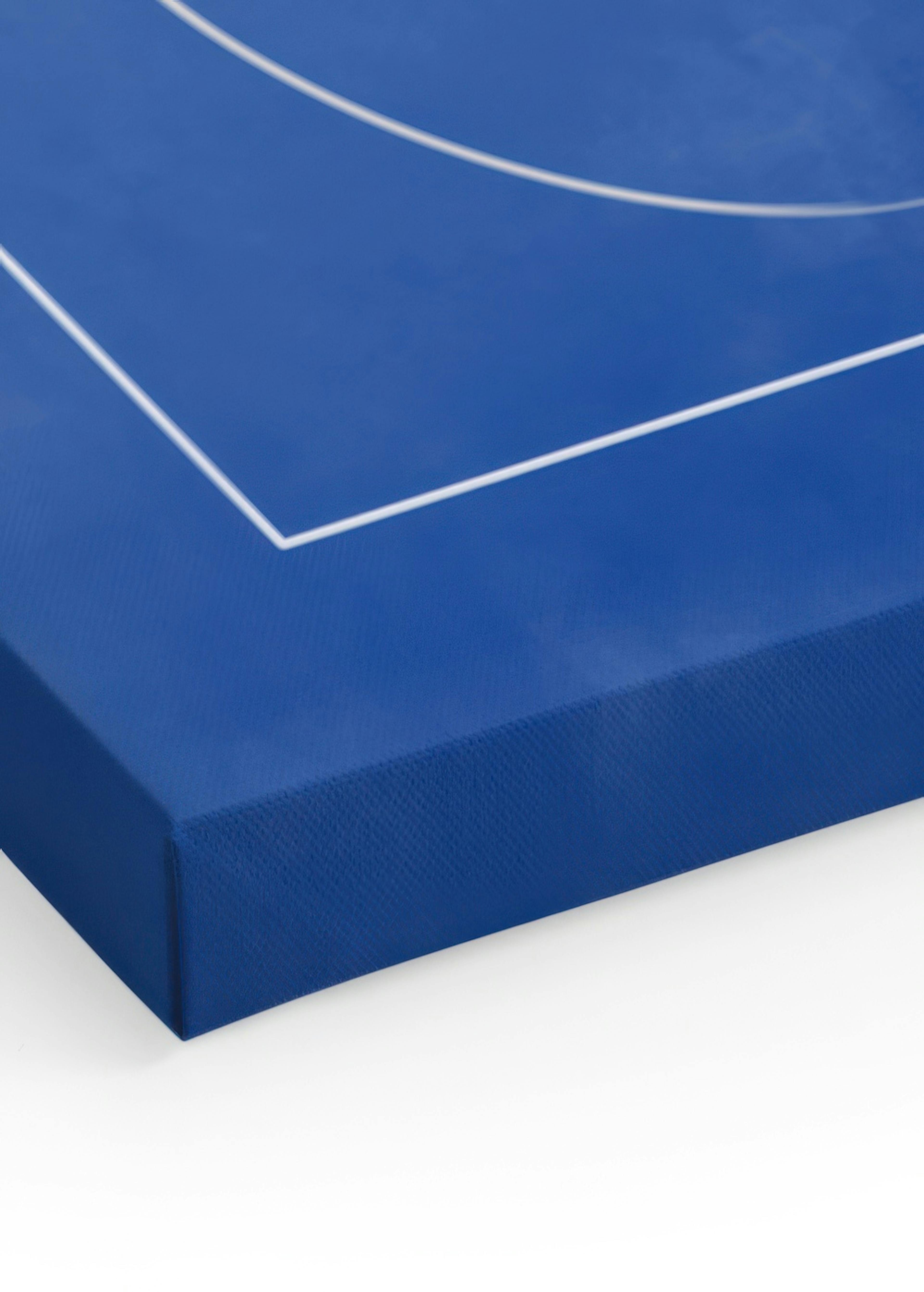 The Print Republic - Abstract Blue Lines Leinwand