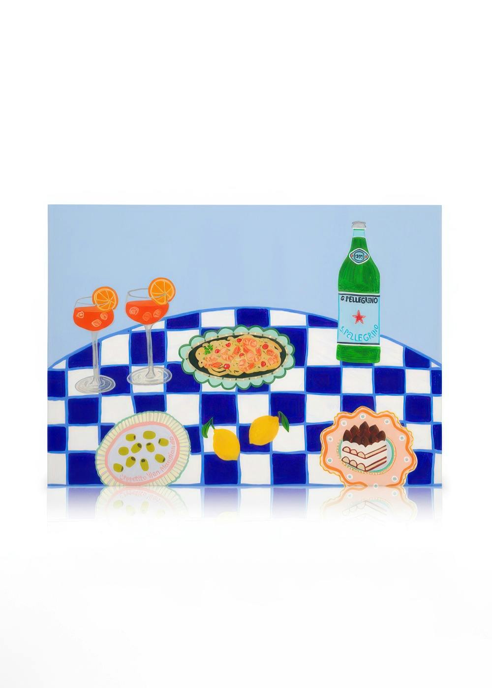 Canvas Prints Britty Flynn - Italian Summer Canvas print (30x40 cm - Oak Frame)