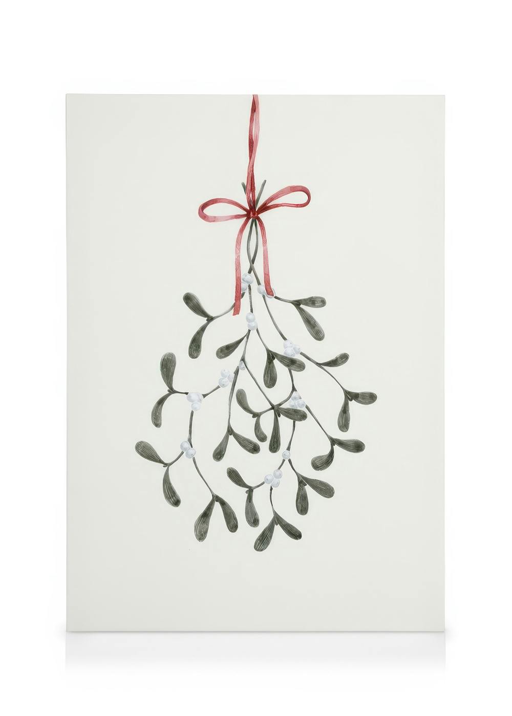 Canvas Schilderijen Under the Mistletoe Canvas (50x70 cm - Fotolijst Zwart)