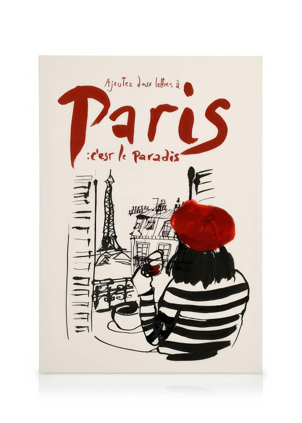 Canvas Prints Sissan Richard - Paris, le Paradis Canvas print (30x40 cm)