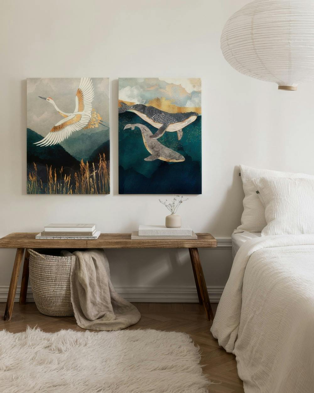 SpaceFrog No1 Canvas Duo (50x70 cm)