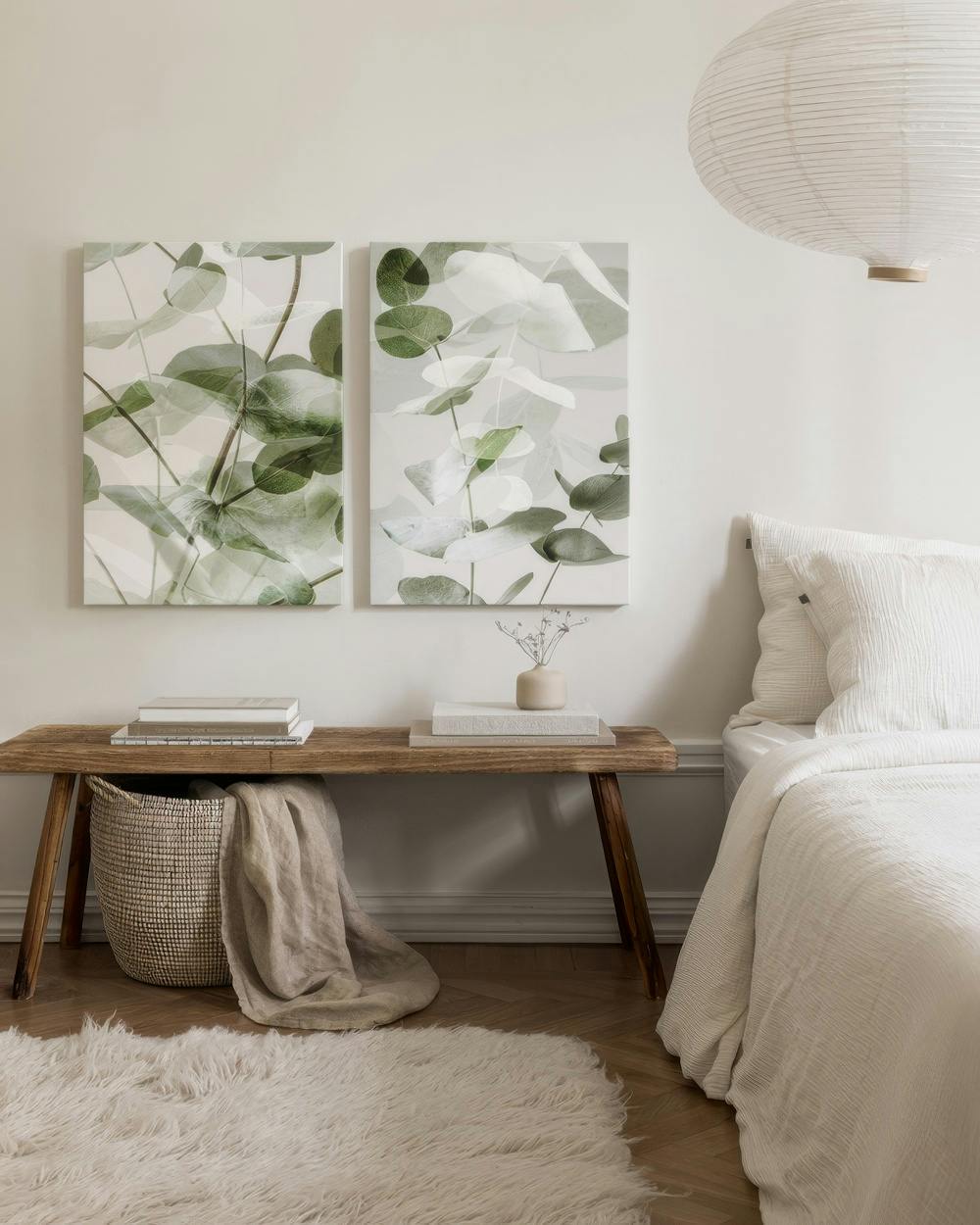 Eucalyptus Shades Canvas Duo (50x70 cm)
