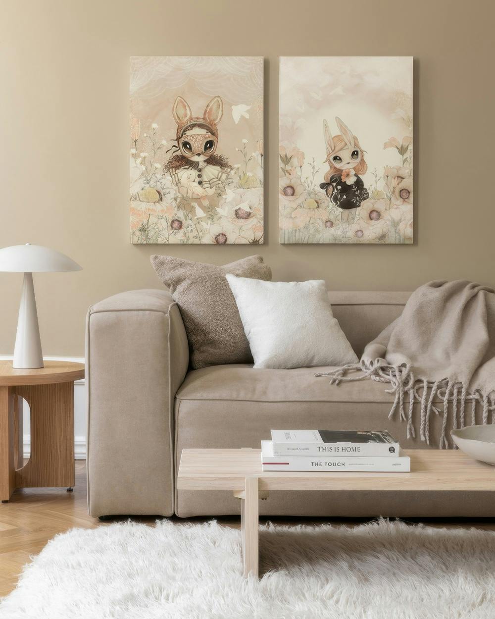Canvas Prints Mrs Mighetto No1 Canvas Duo (30x40 cm - Black Frame)