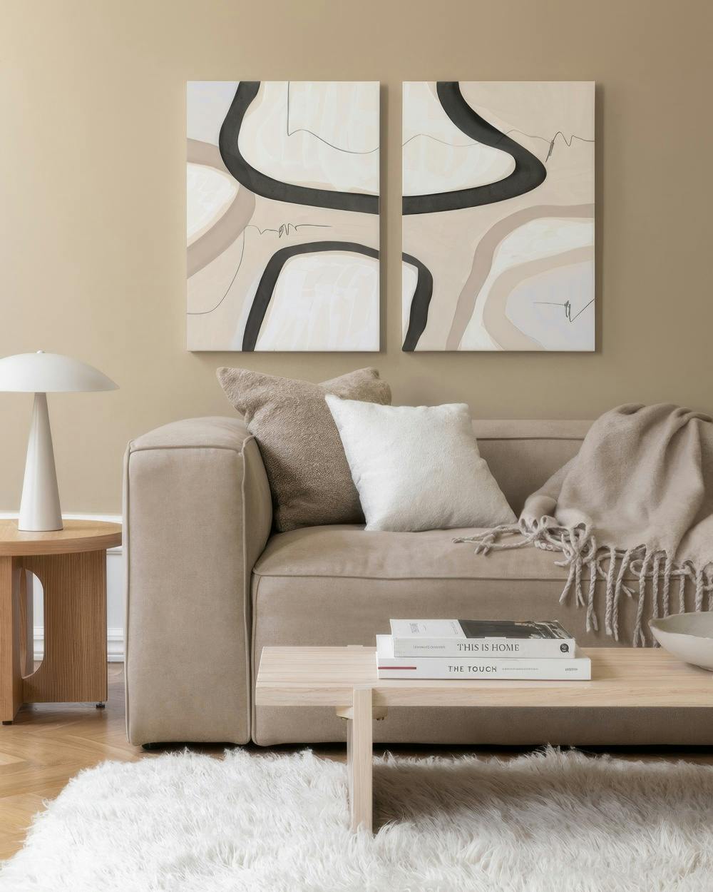Canvas Prints Abstract Shapes Canvas Duo (50x70 cm)