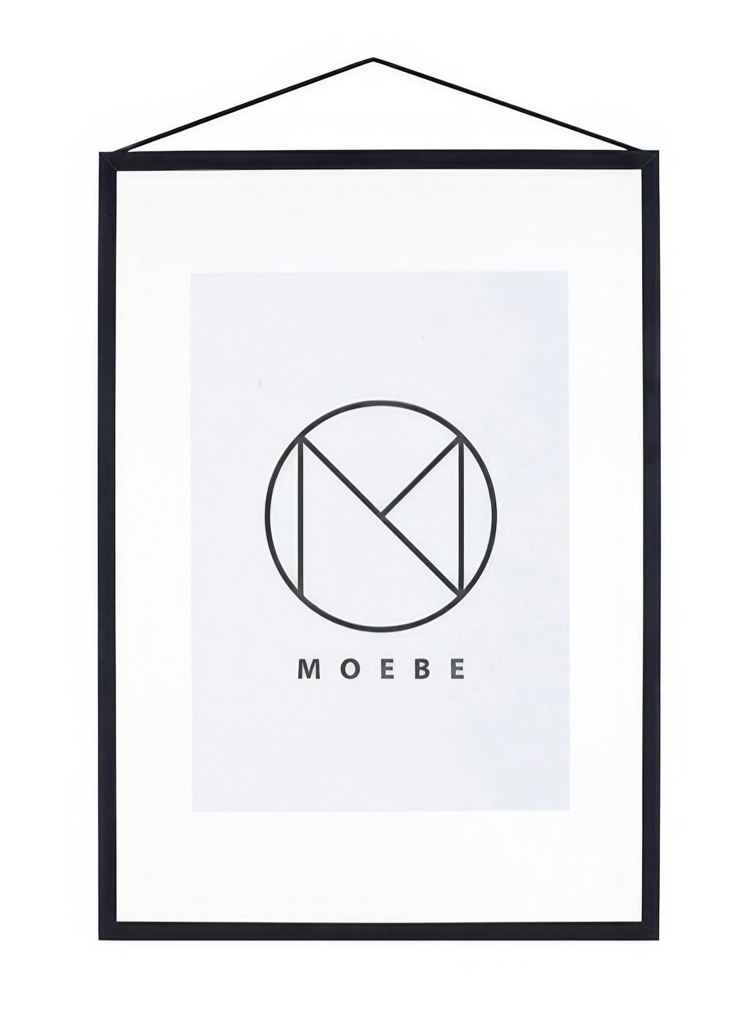 Svart Moebe Ramme alu A3 (30x40 cm)