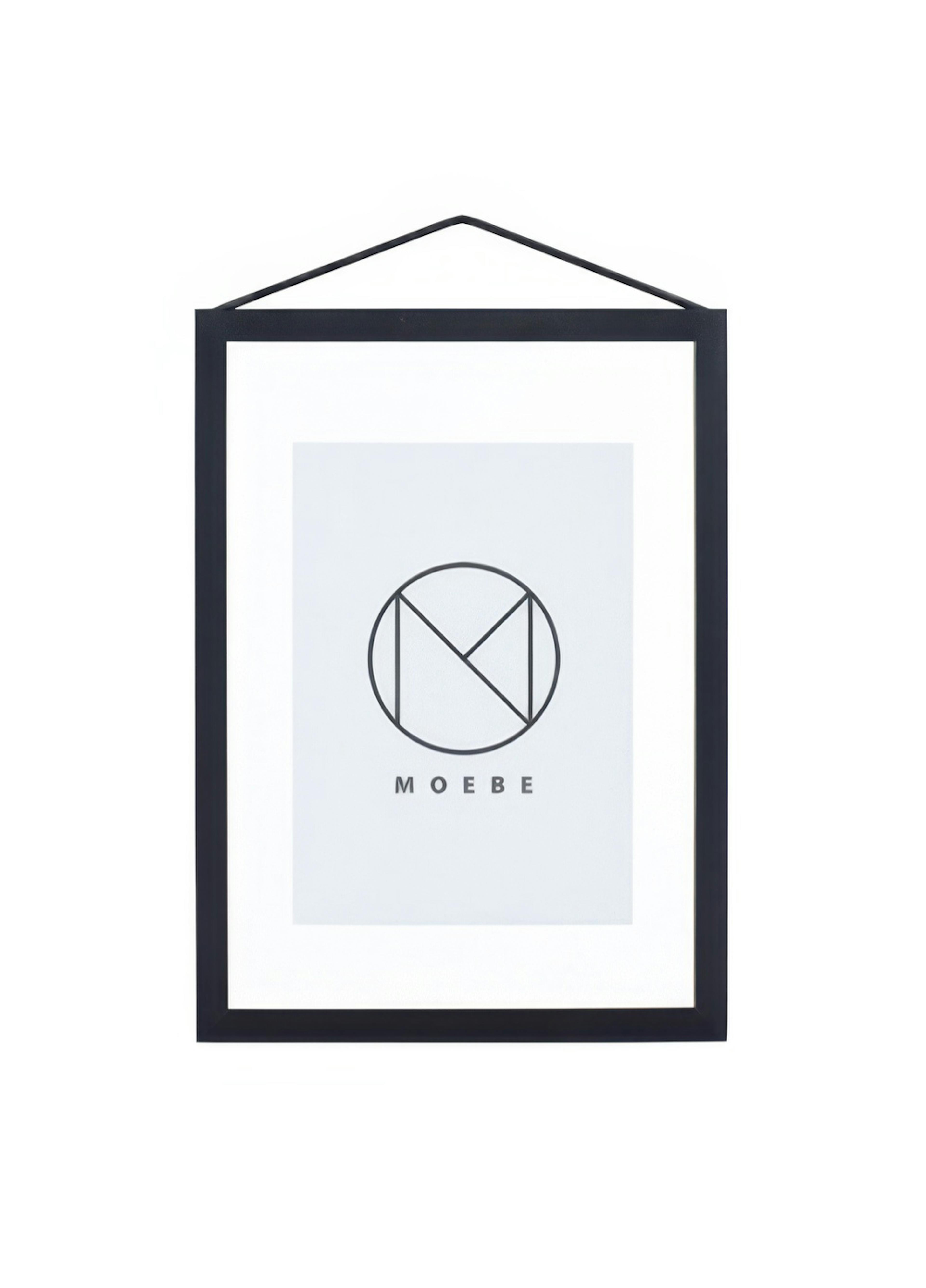 Cornice Moebe in nero alu A 0