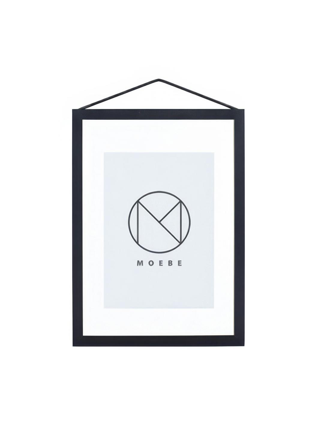 Svart Moebe Ramme alu A5 (13x18 cm)
