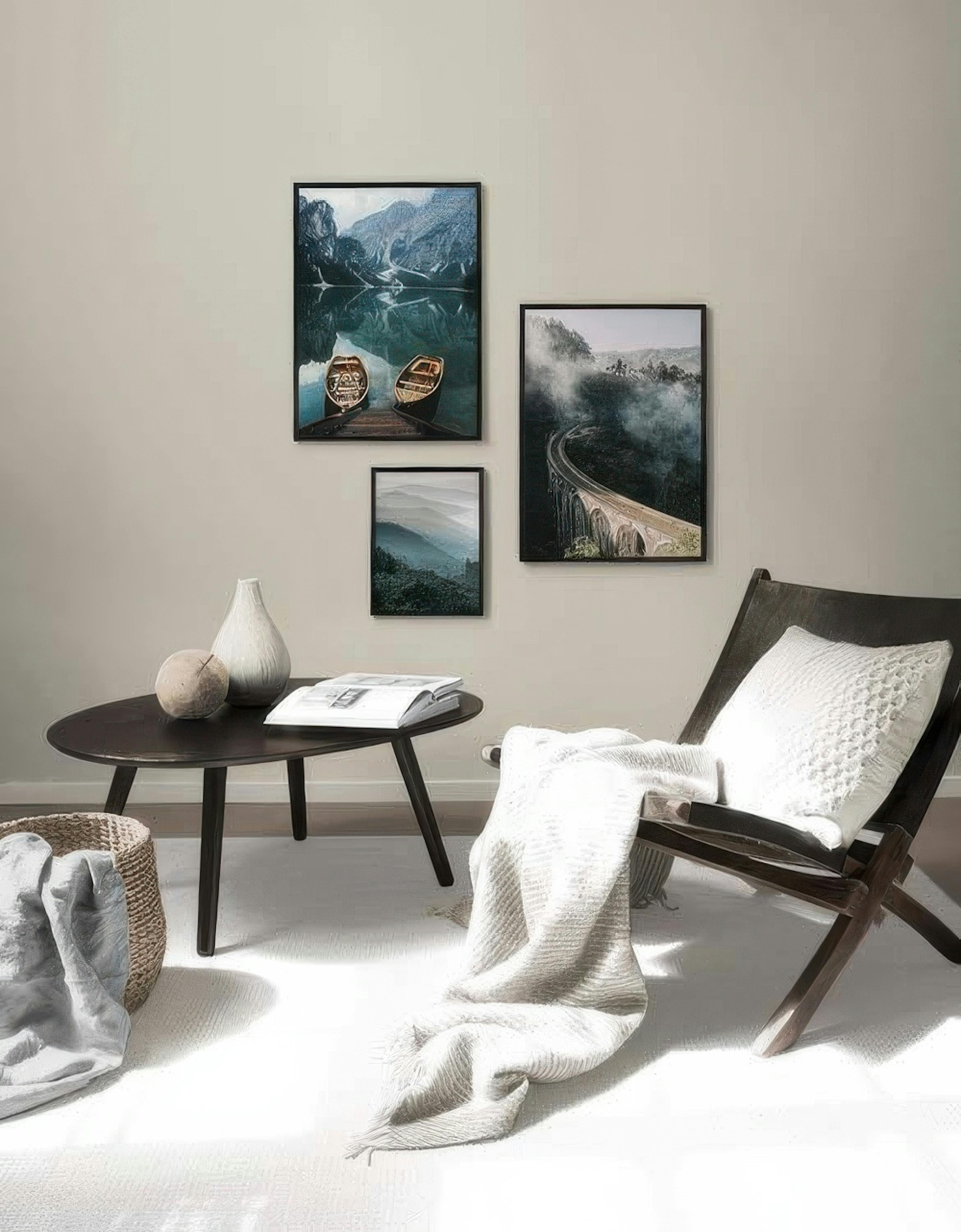Tranquility gallery wall