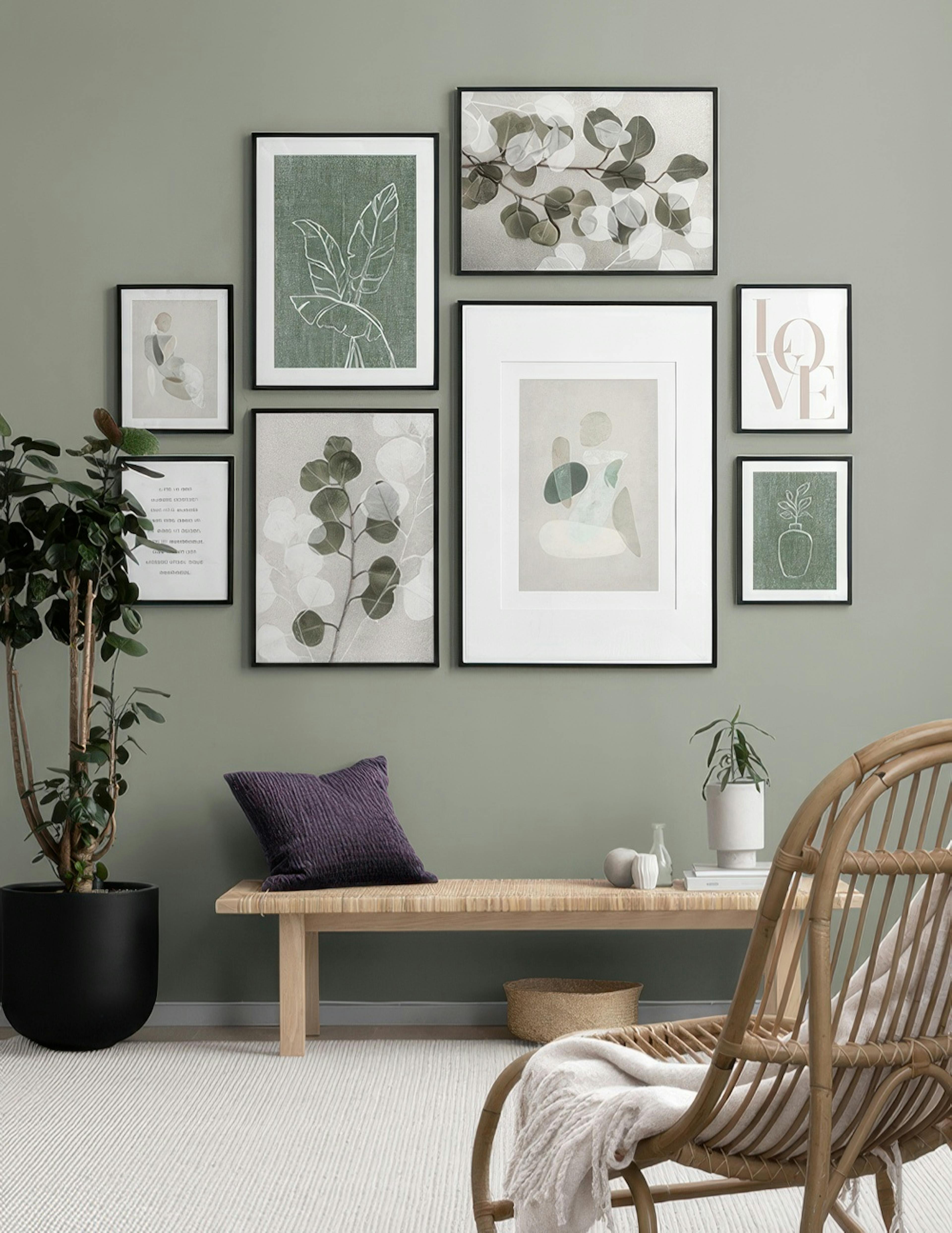 Herbivore gallery wall