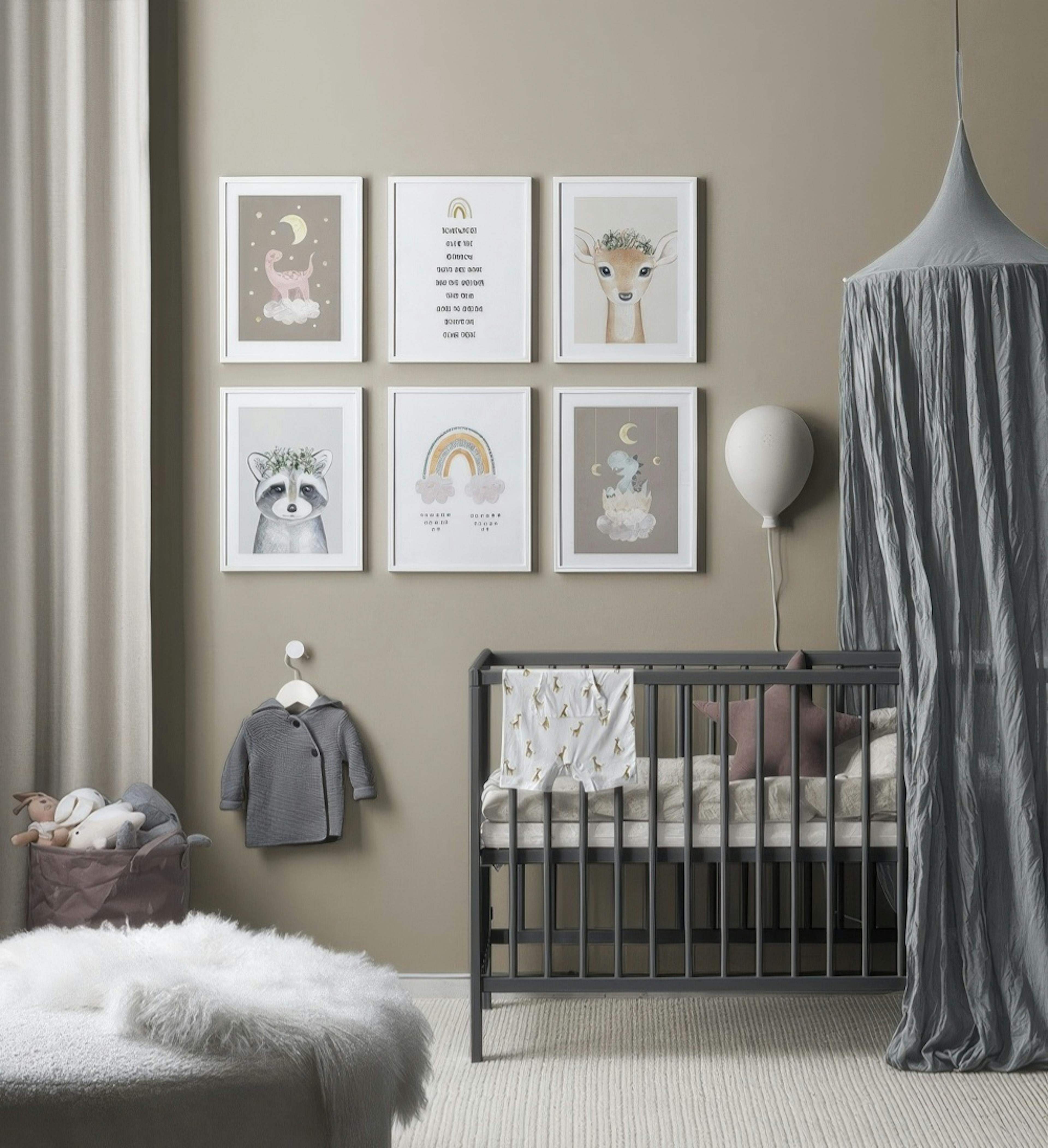 Lovely Sleep gallery wall