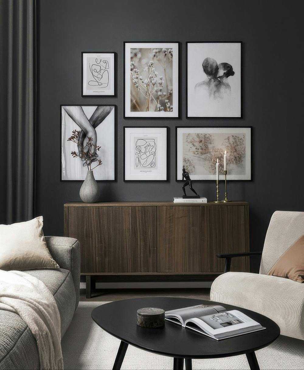 Trendy And Cozy gallery wall (ONE SIZE)