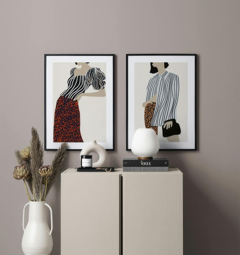Fashion Pattern tavelvägg (ONE SIZE)