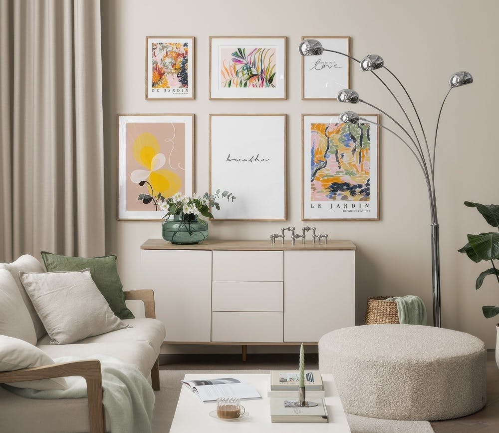 Mystery Flowers gallery wall (ONE SIZE)