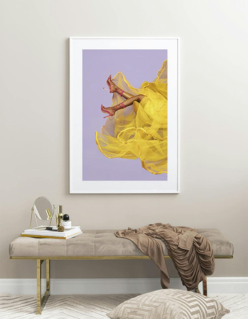 Yellow Dress gallery wall (ONE SIZE)