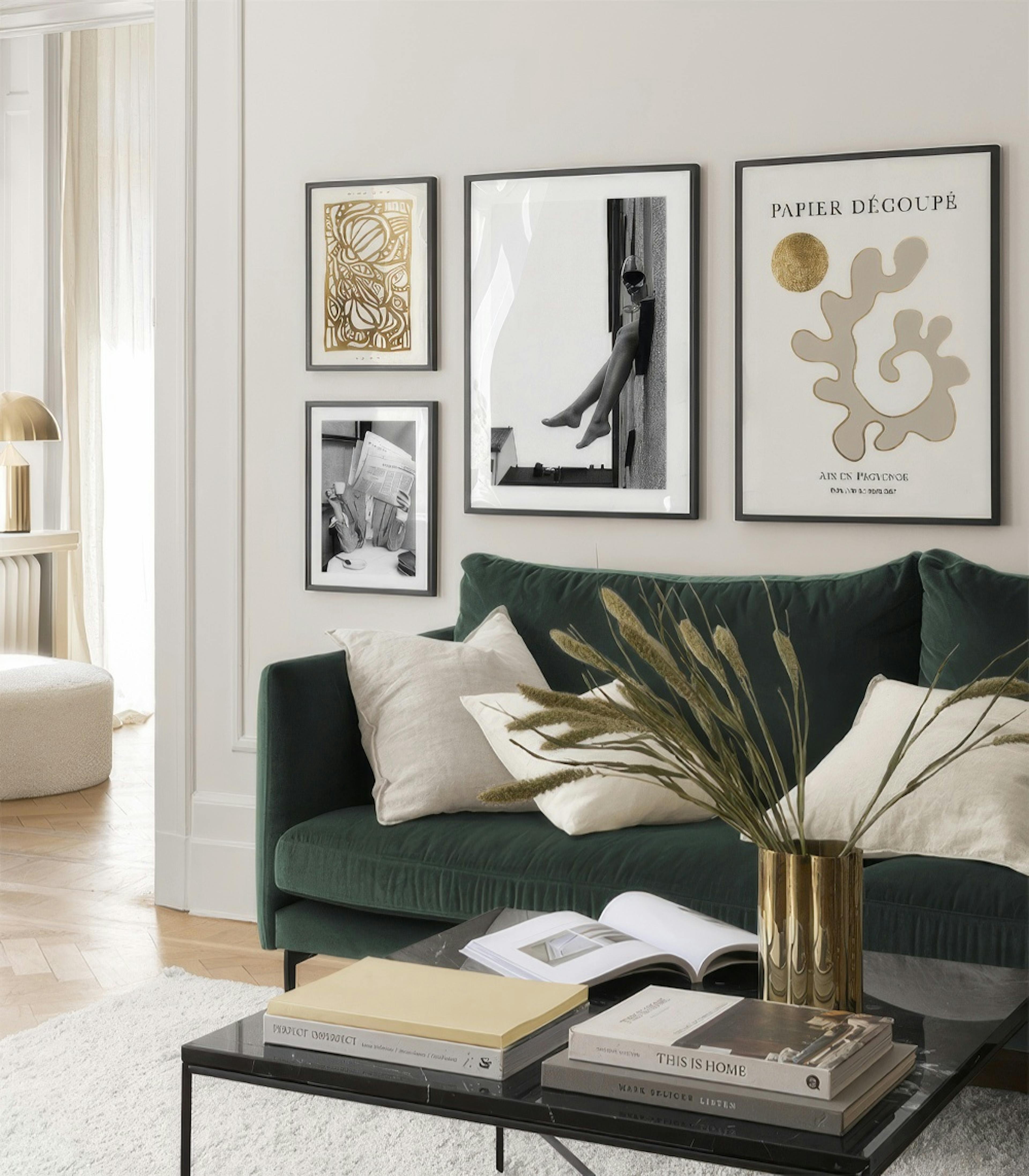 Gold Softness fotowand