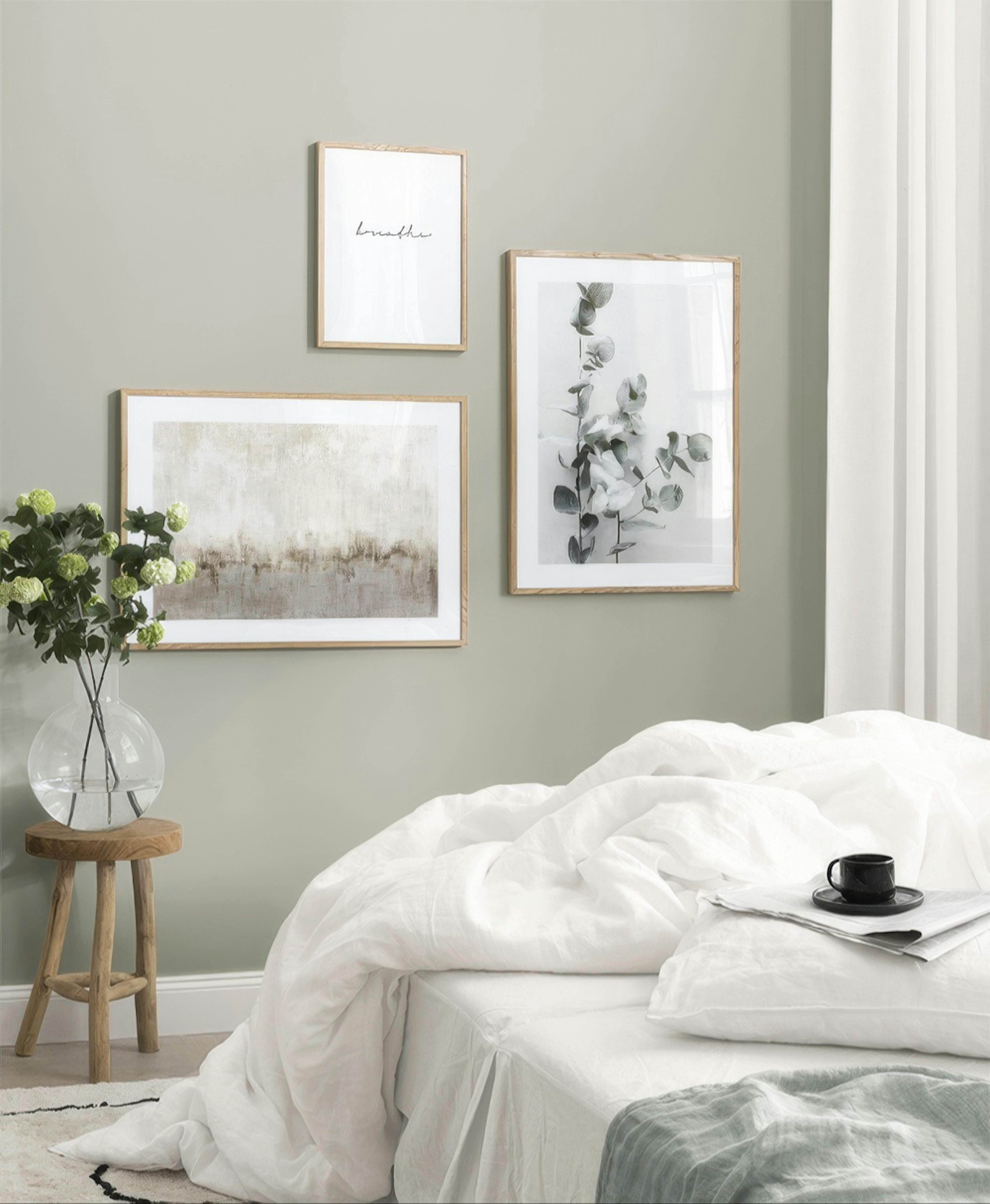 Dreamy Eucalyptus gallery wall