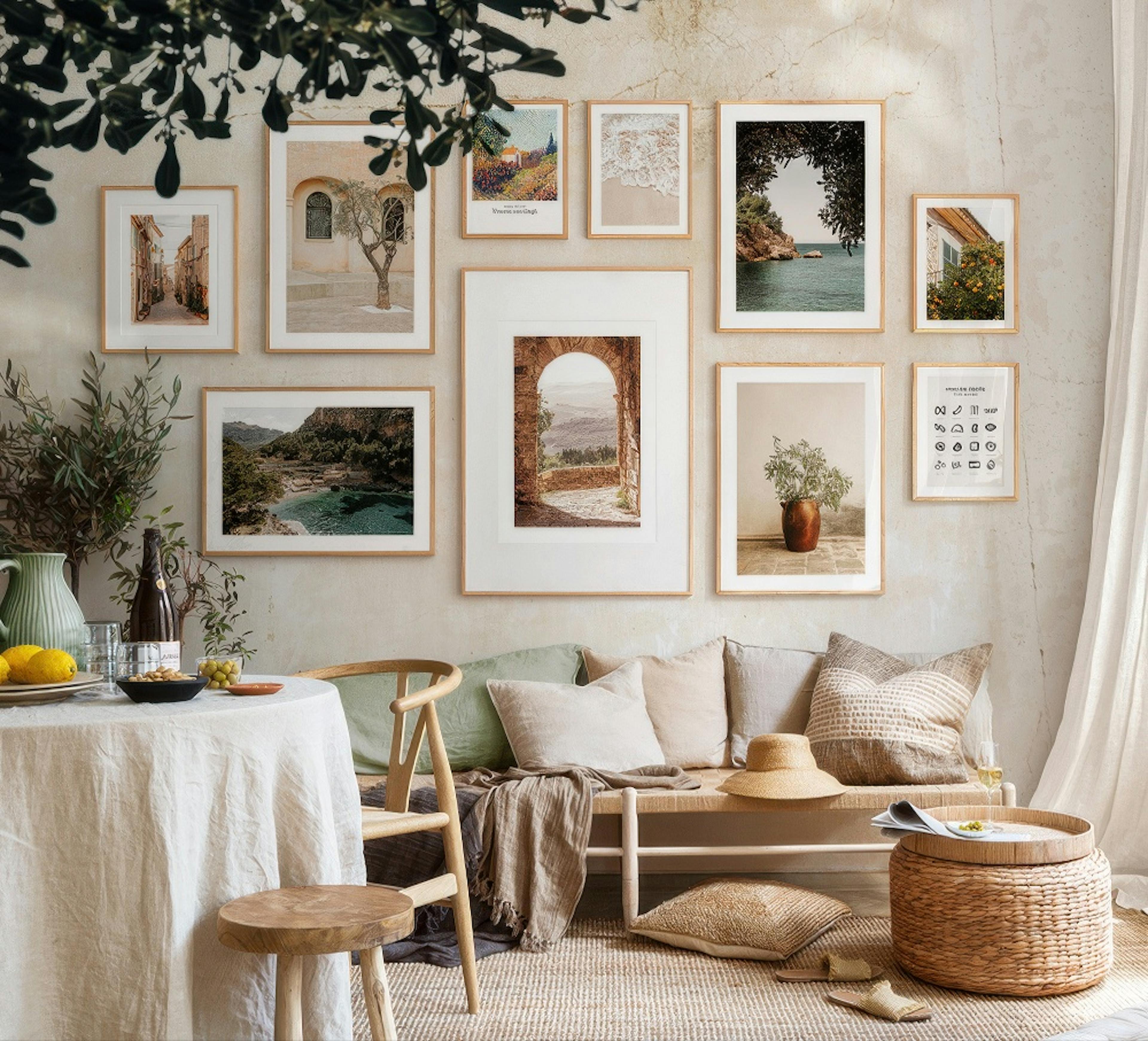 Studio Viento gallery wall