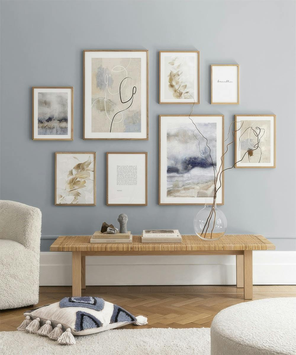 Watercolour Balance gallery wall (ONE SIZE)
