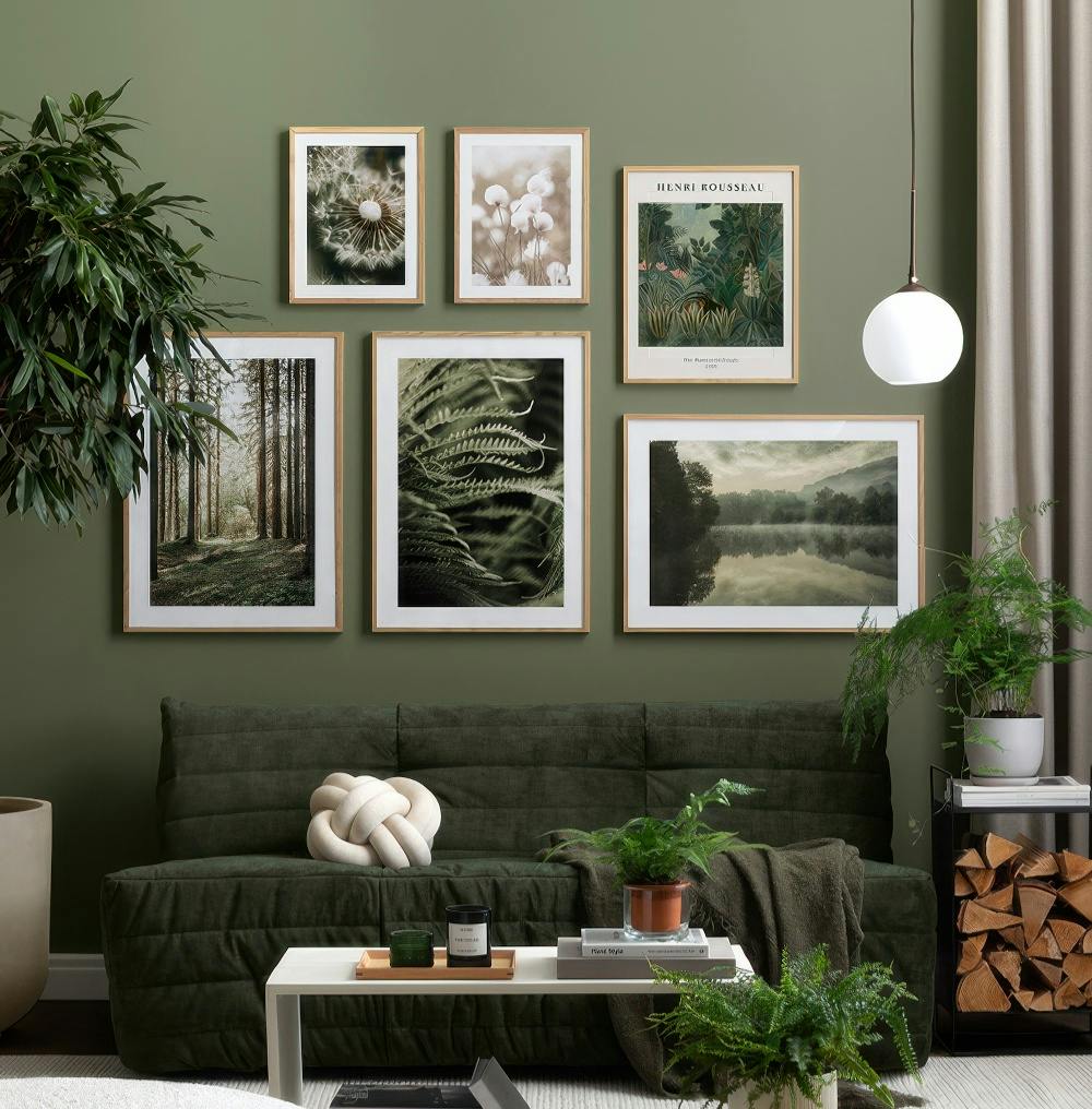 Woodland Retreat gallery wall (ONE SIZE)
