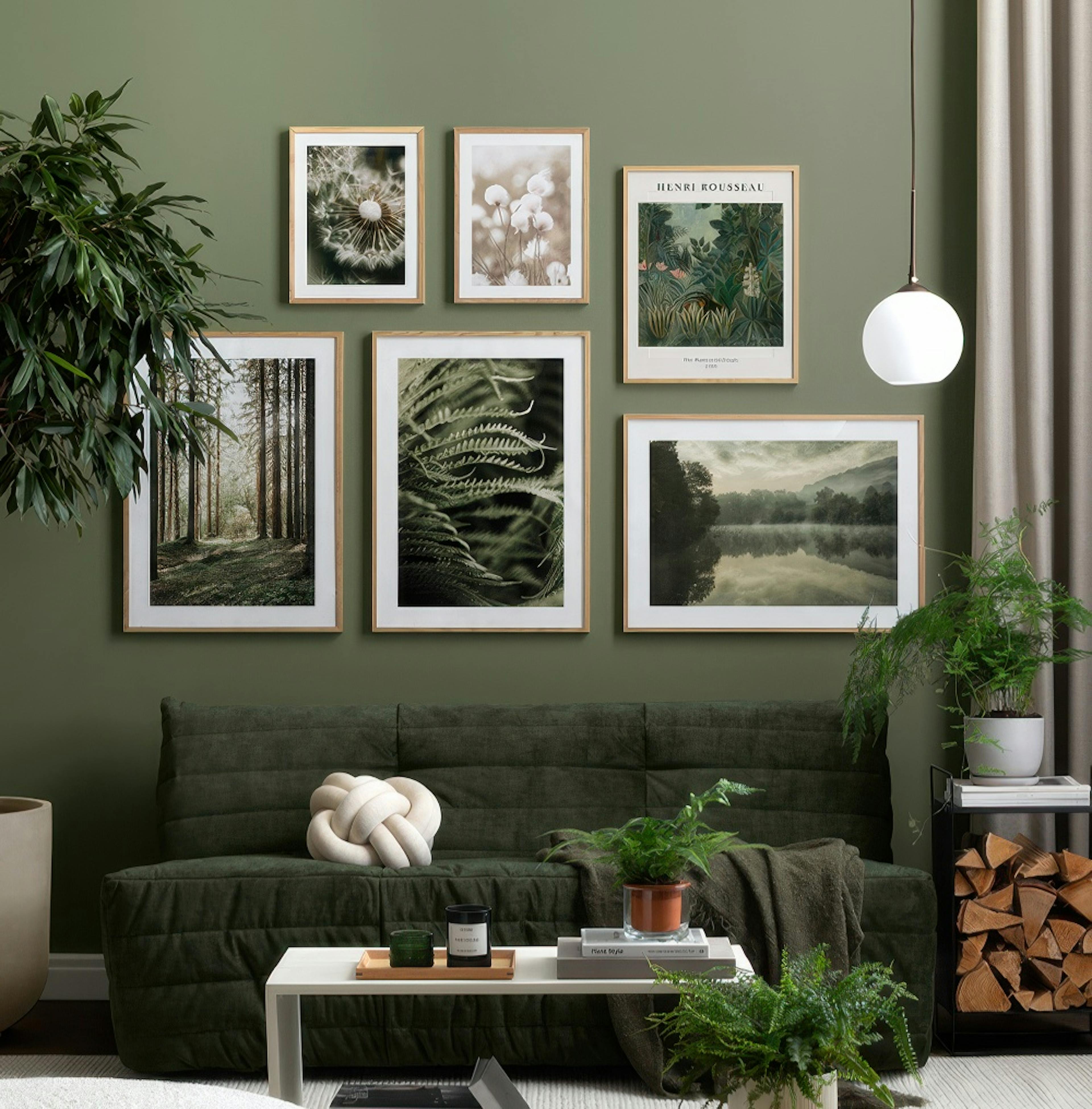 Woodland Retreat gallery wall