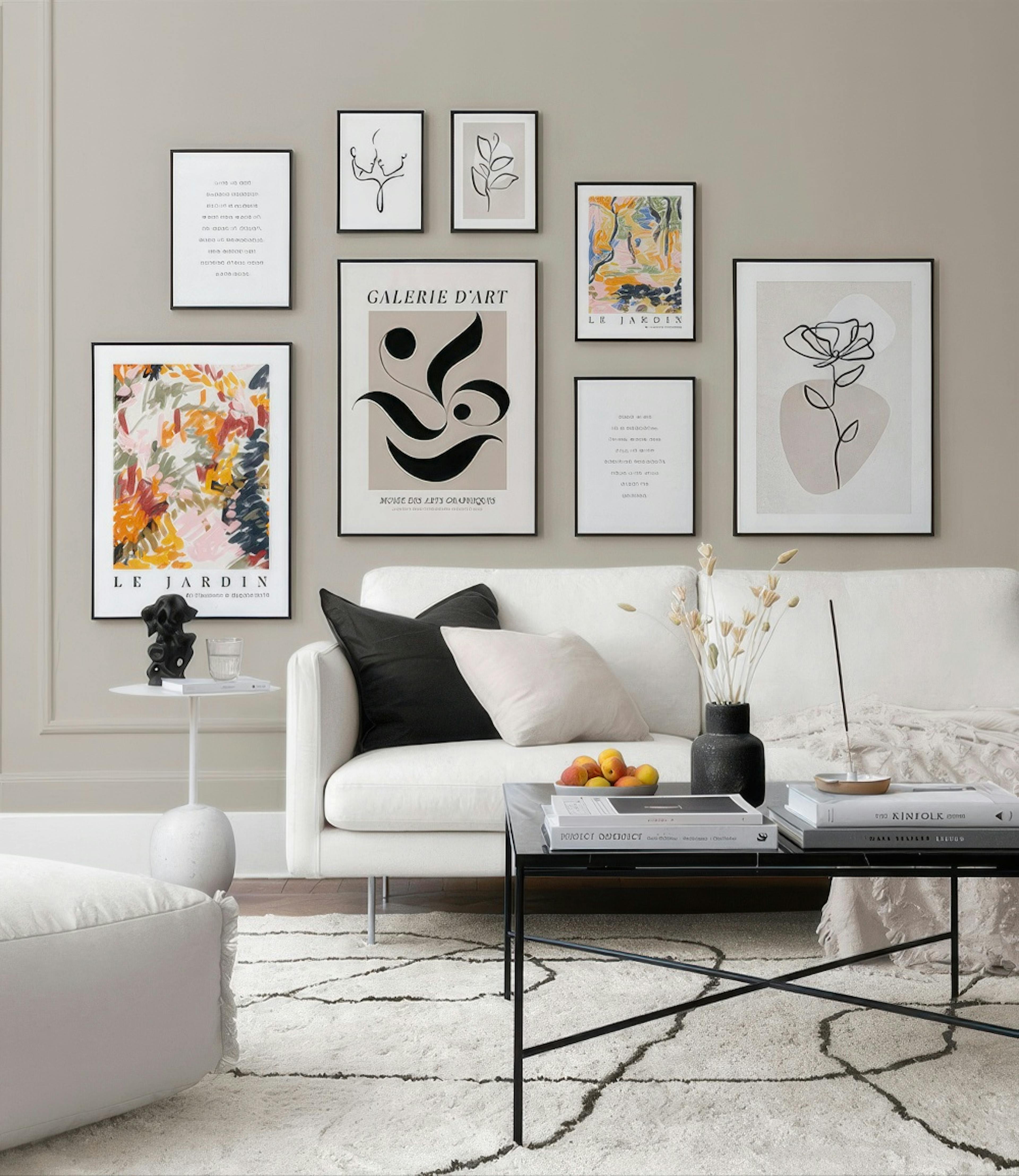 Classic Art bilderwand