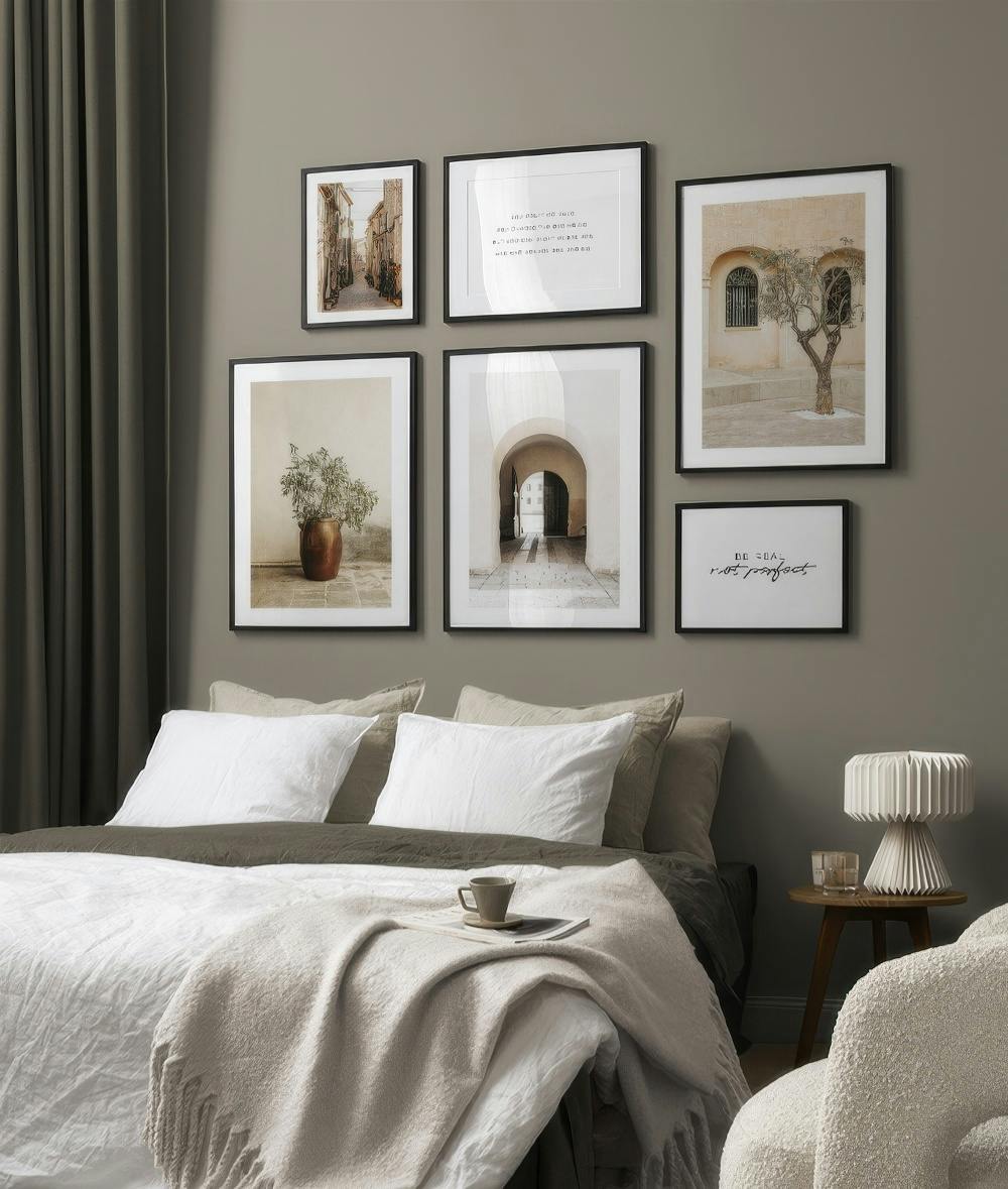 Dreamy Olive Green gallery wall (ONE SIZE)