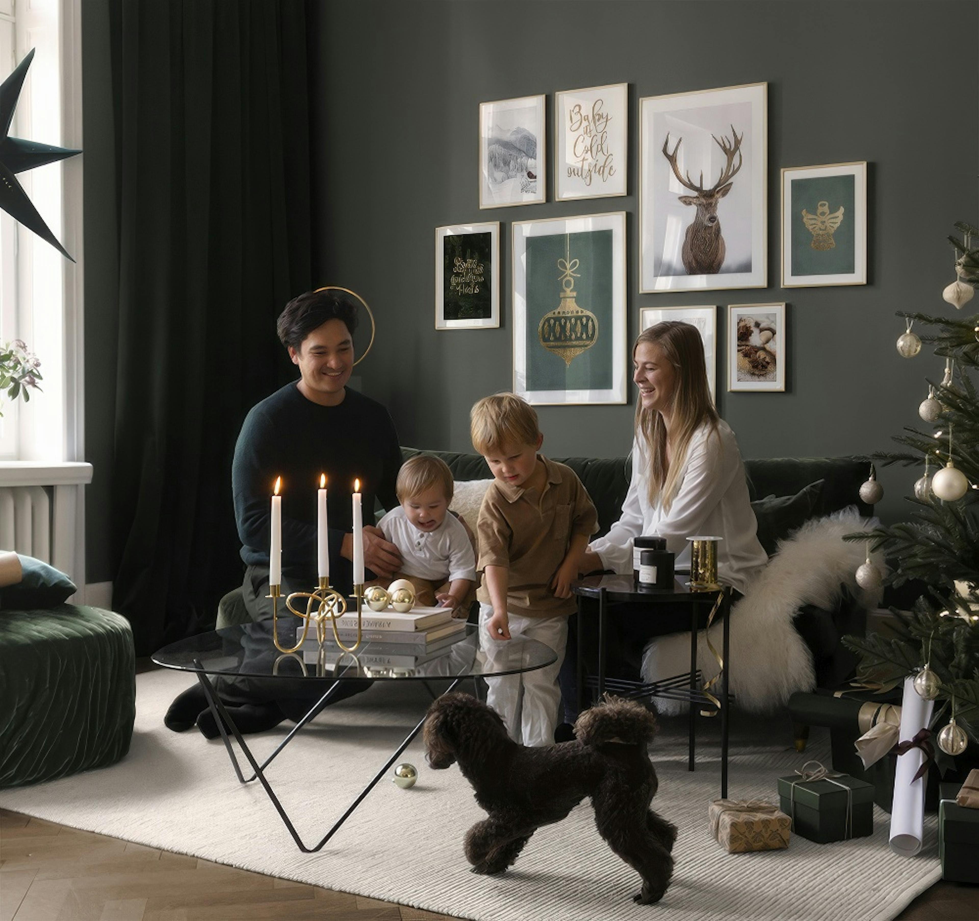 Christmas Feeling parede de quadros