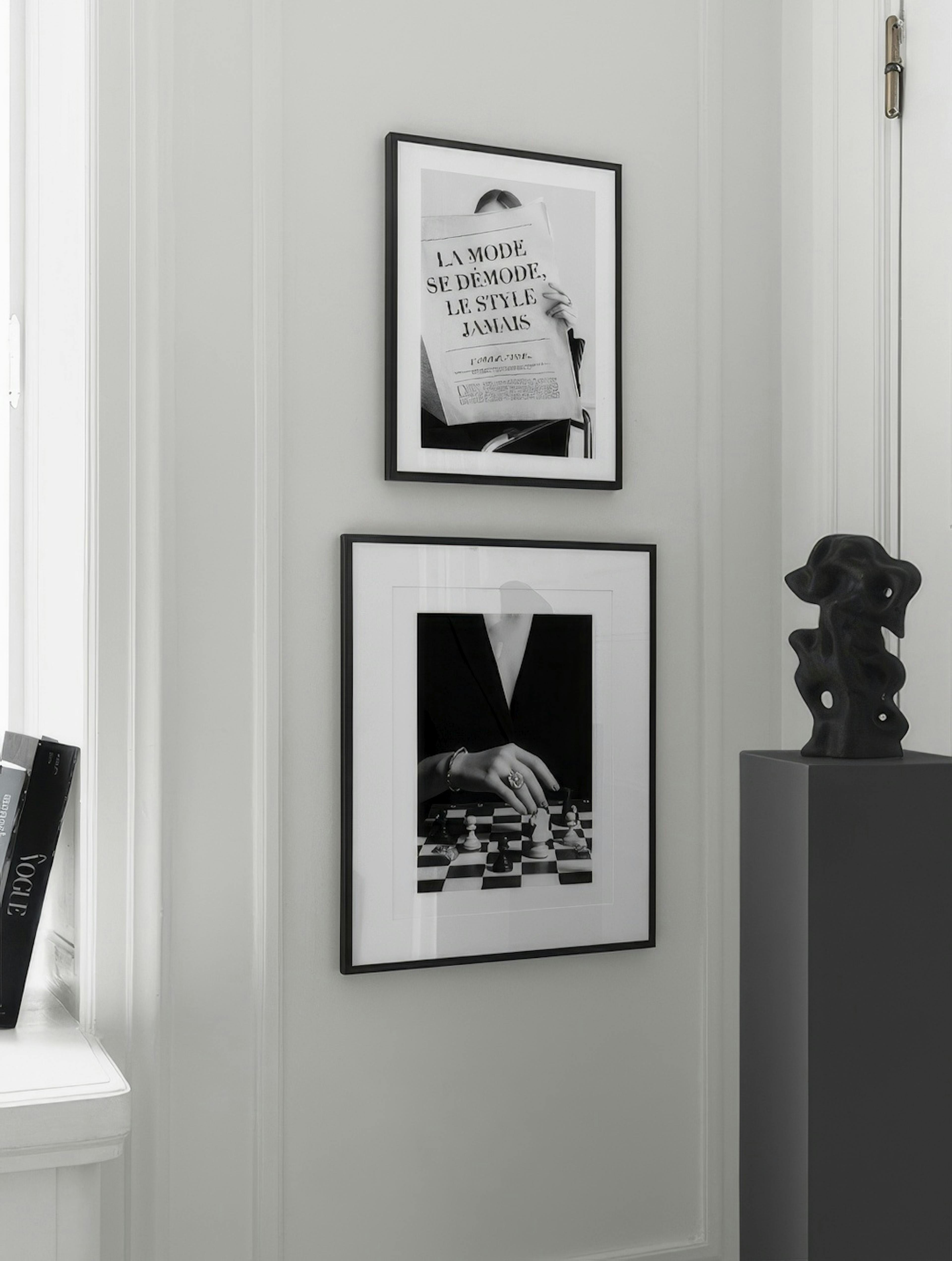 Soft Contrast gallery wall
