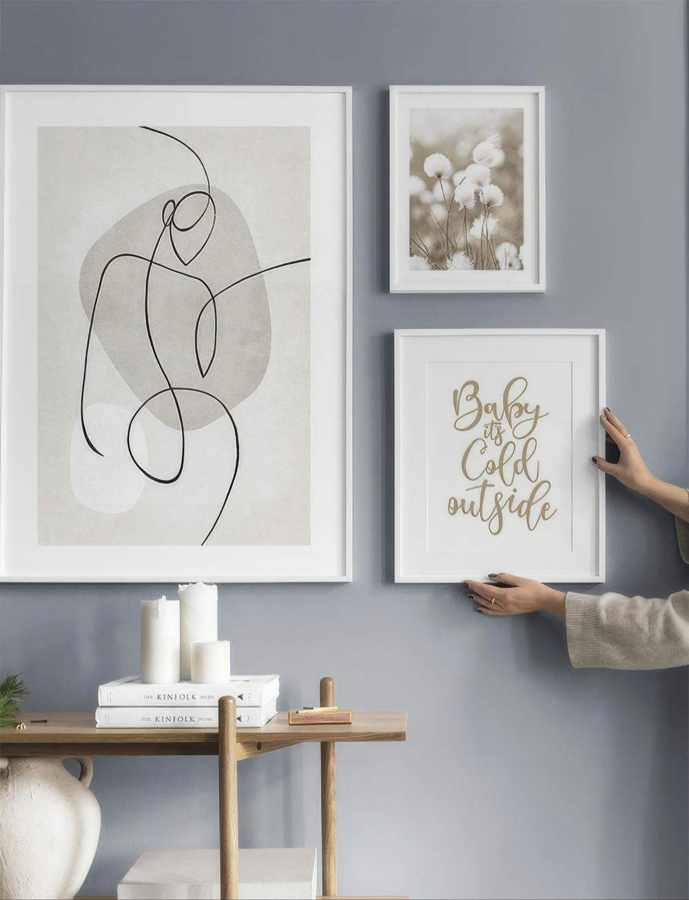 Baby Blue gallery wall (ONE SIZE)
