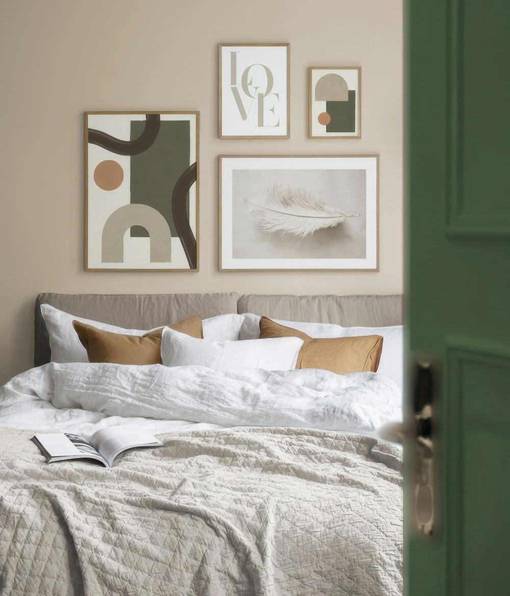 Calm green fotowand (ONE SIZE)