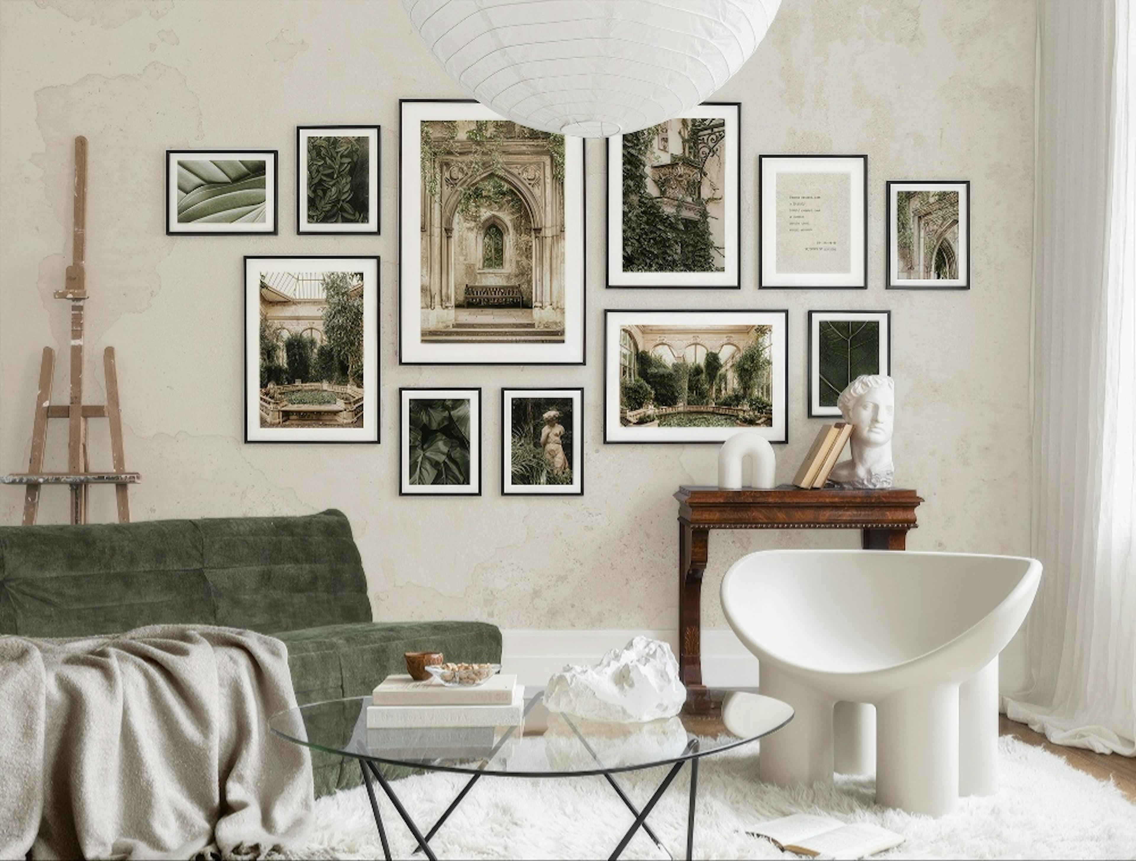 Blooming Architecture gallery wall