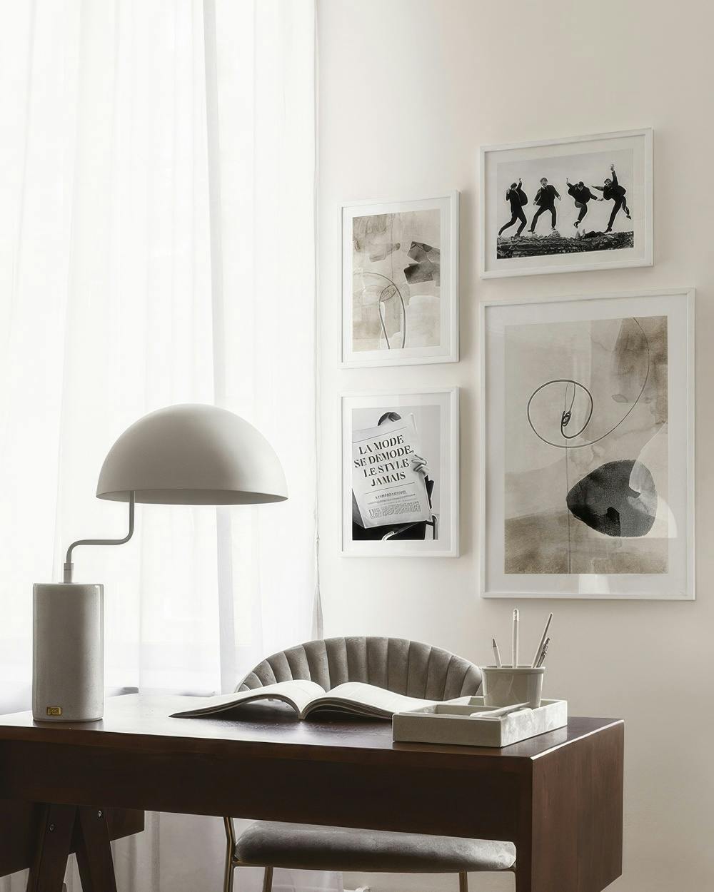 Office corner gallery wall (ONE SIZE)