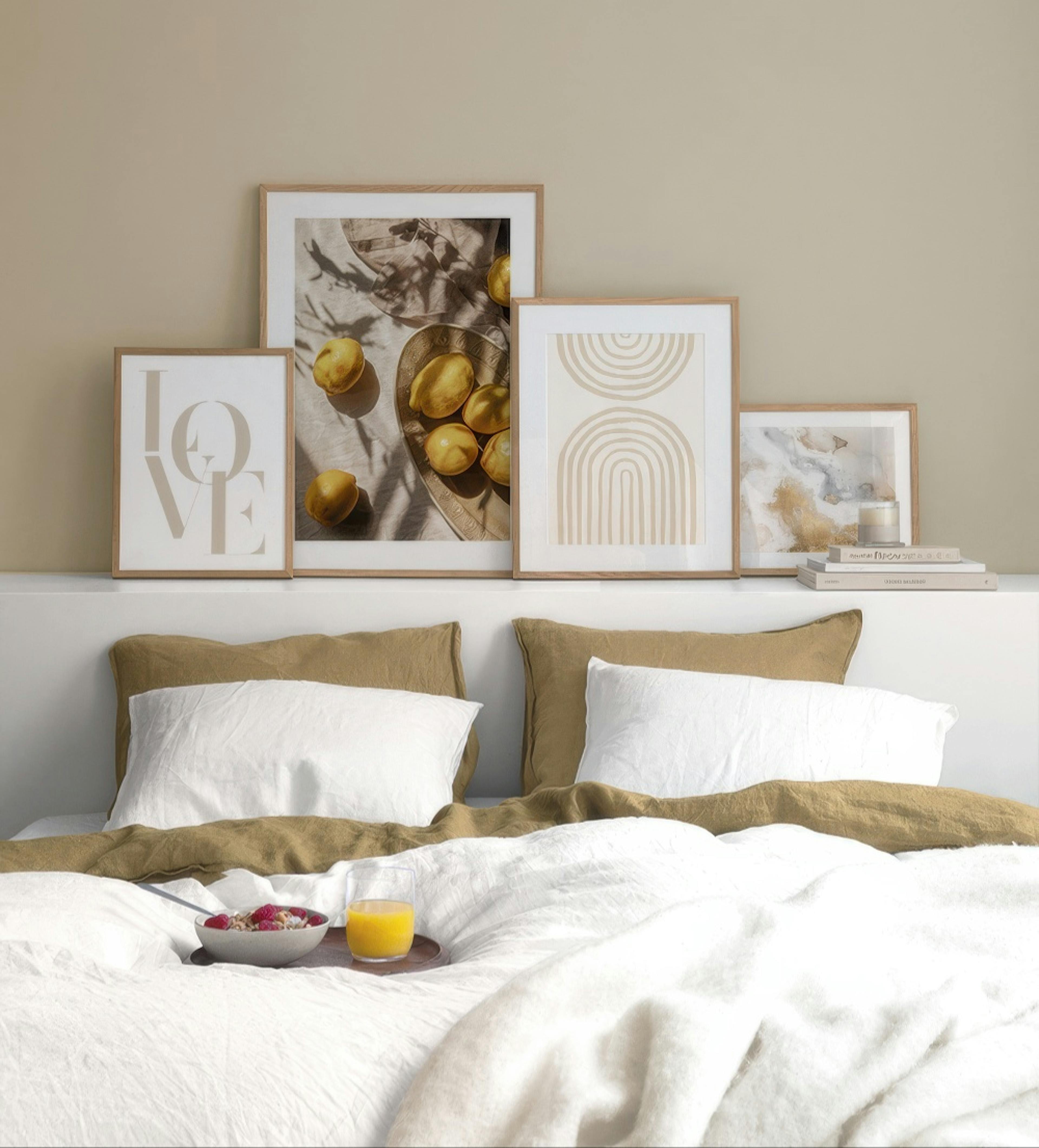 Lemon Love gallery wall